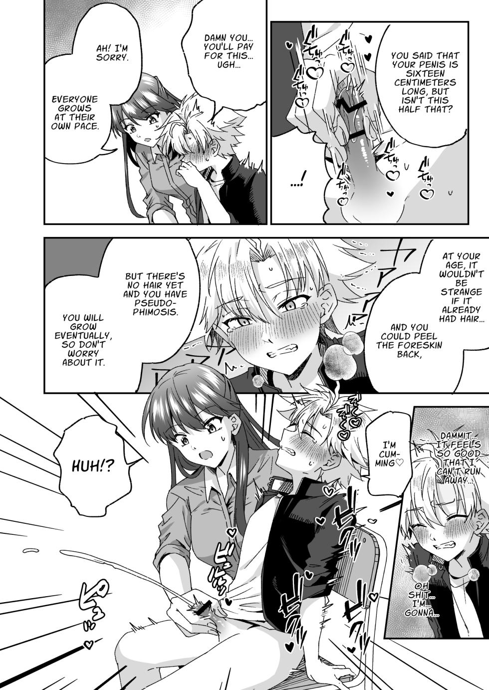 [Peko Renmei (Azuma Riru)] Otonagirai na Furyoushounen ga Futanari Tennen Onna Kyoushi ni Teisoutai Shasei Kanri Gyaku Anaru de Kousei Saserareru Hanashi | Delinquent Gets Chastity Belt Ejaculation Management & Disciplinary Reverse Anal Rehabilitation [ENG](Translators Unite) - Page 11