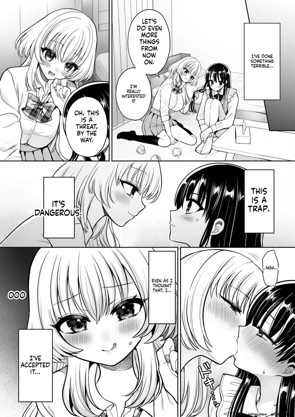 "Oshiruko Vibes (Piri-Piri Scallion)" — The person I exposed turned out to be the class troublemaker—who was a *futanari*. - Page 9