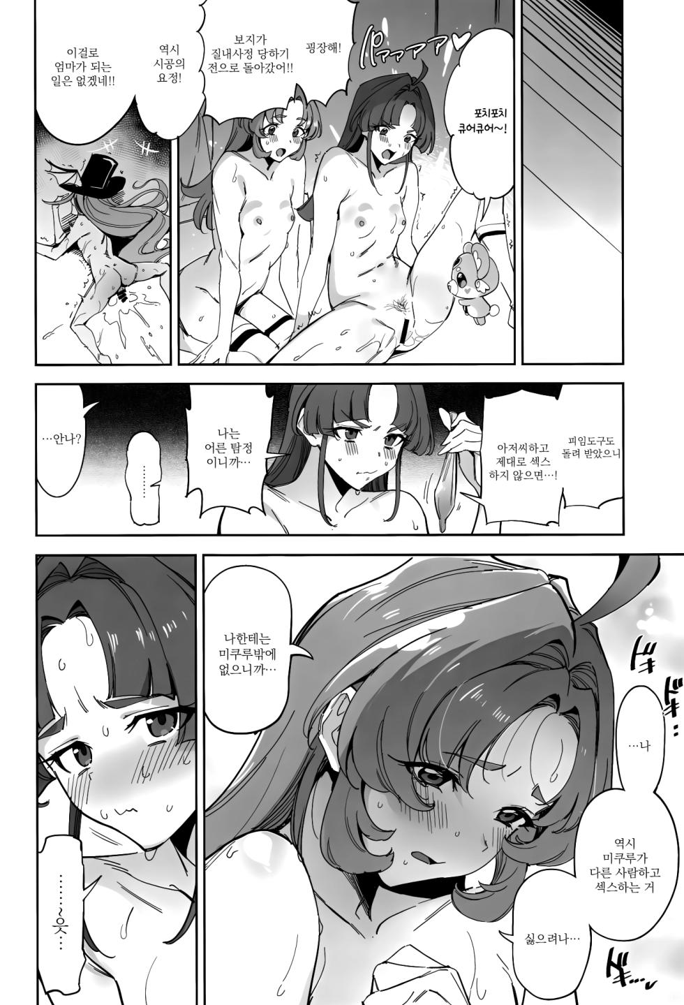 (COMIC1☆28) [Jukusei Kakuzatou (SugarBt)] Watashi-tachi no Answer nante Nakatta | 우리들의 앤서 따위는 없었다 (Meitantei Precure!) [Korean] - Page 19