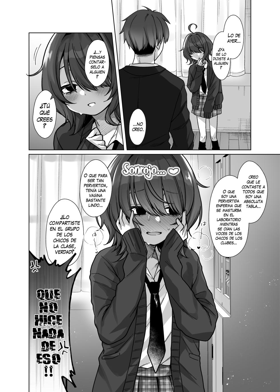 [Himitsukessya Usagi (Dancyo)] Naraku-san wa, Thrill ni Koishiteru. | Naruka-san le  fascina vivir al limite. [Spanish] [Erwin Pry] - Page 8