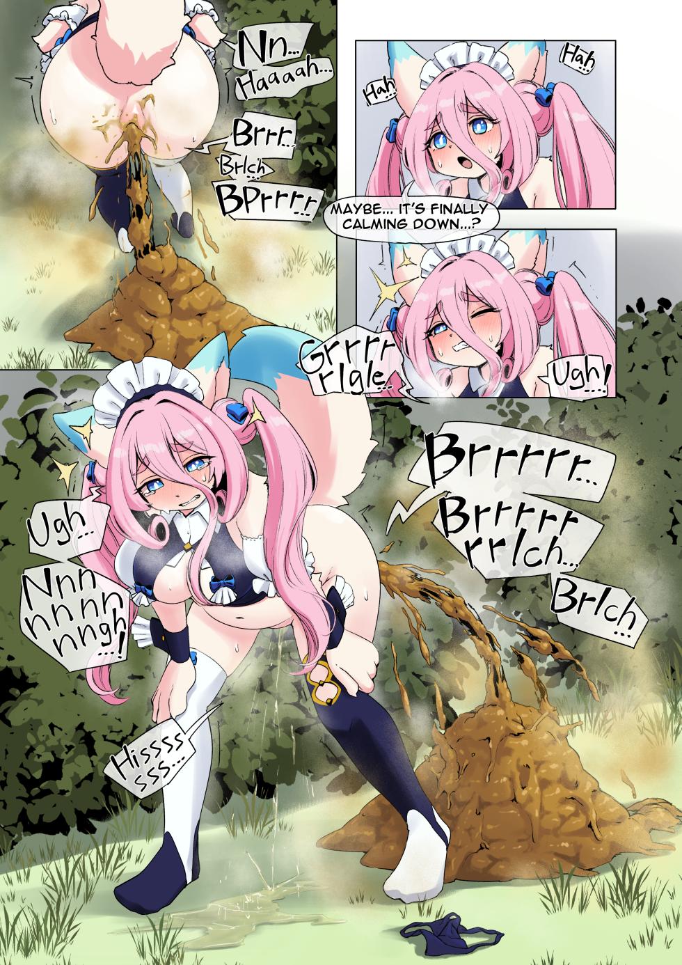 [Unoroute (UnoUsaya)] Taking a Huge Dump in the Woods - Page 5