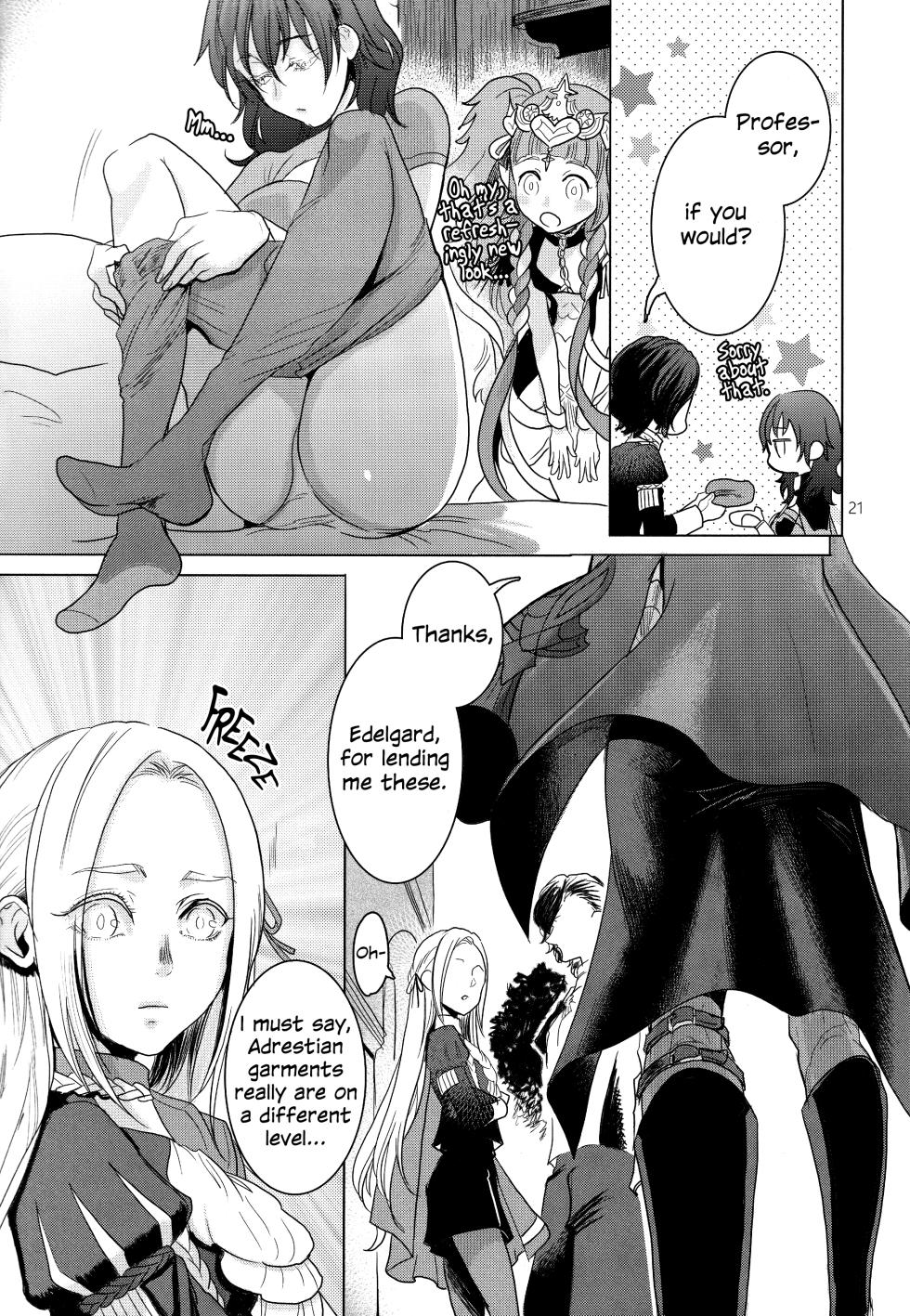 (Kokuin no Hokori 9) [Zero Dollars Junk (Masaki Kazuyoshi)] IPU - Invisible Pink Unicorn (Fire Emblem: Three Houses) [English] - Page 21