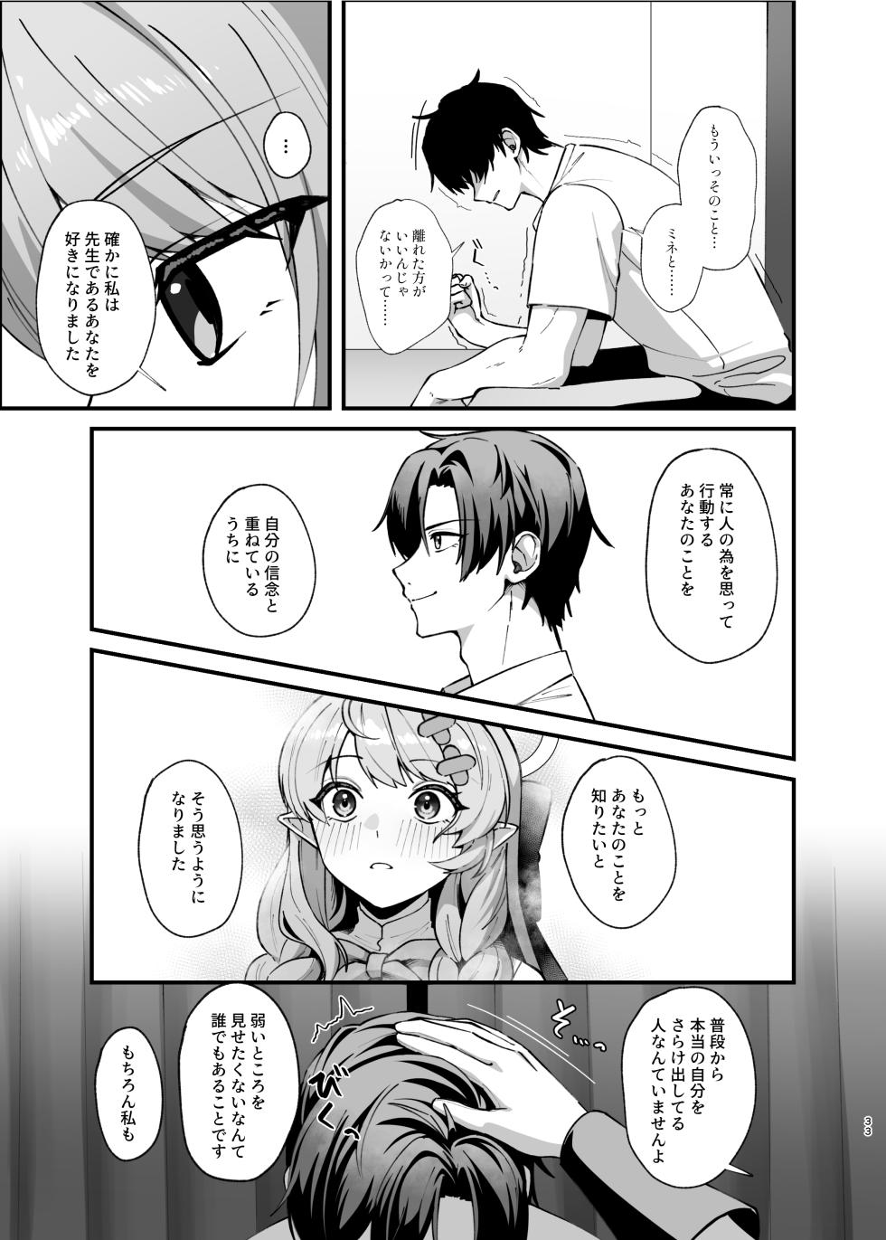 [Mendako Suizokukan (Oruka)] Kizuato wa Ai no Kiseki  (Blue Archive)  [Digital] - Page 32
