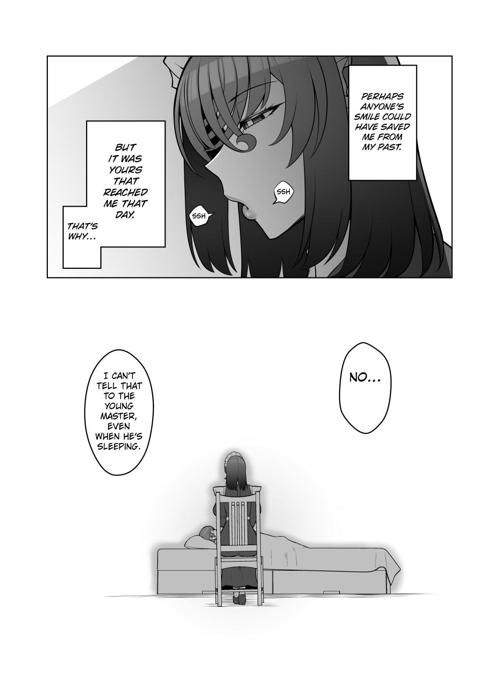 [Pink Unkou (EO Masaka)] Muhyoujou de Nani Kangaeteru ka Wakaranai Maid [English] [Kuraudo] - Page 38