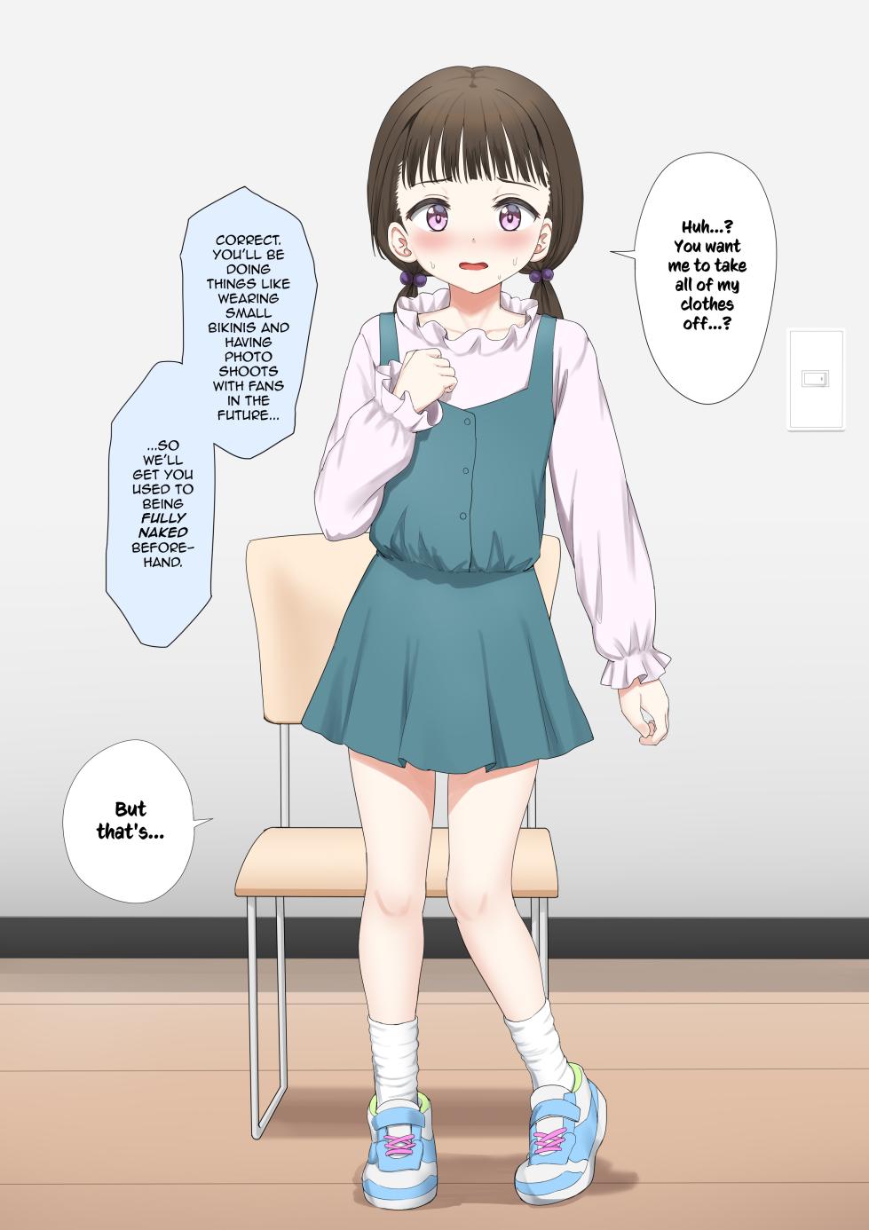 [Nedia] Mika-chan wo Zenra Satsuei de Narasu Cameraman | The Cameraman Who Gets Mika-chan Used to Being Filmed Fully Naked [English] [Cunny Garden] - Page 1