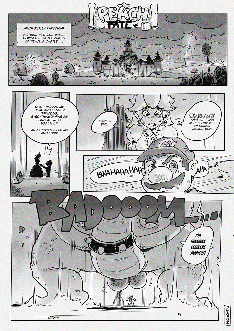 "PEACH FATE" (ongoing) page01 - 11 by Futanarix - Page 1