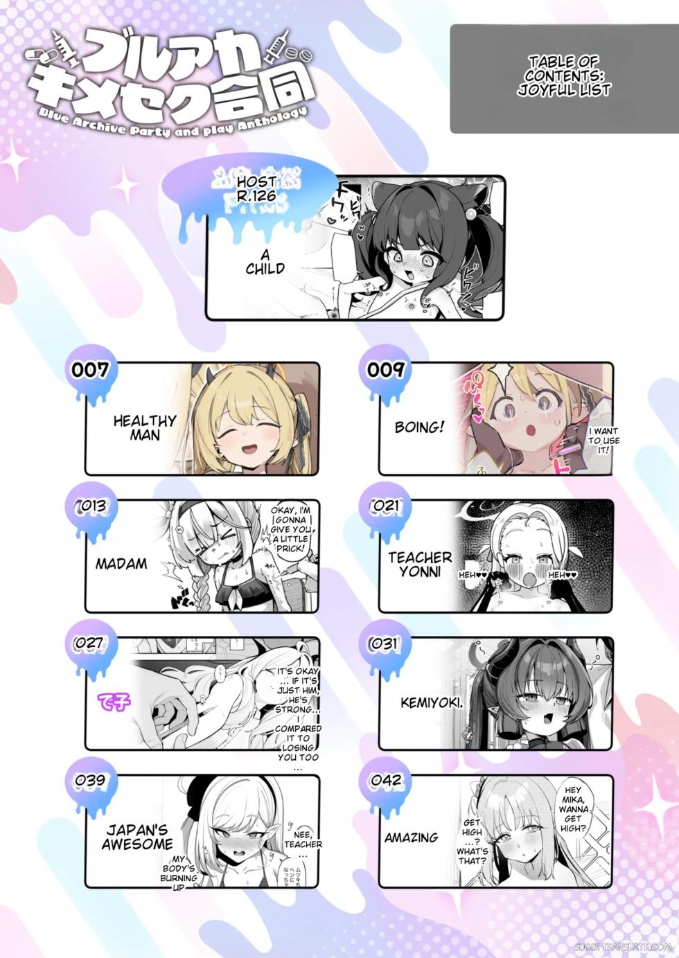 Blue Archive Party and play Anthology - Page 3
