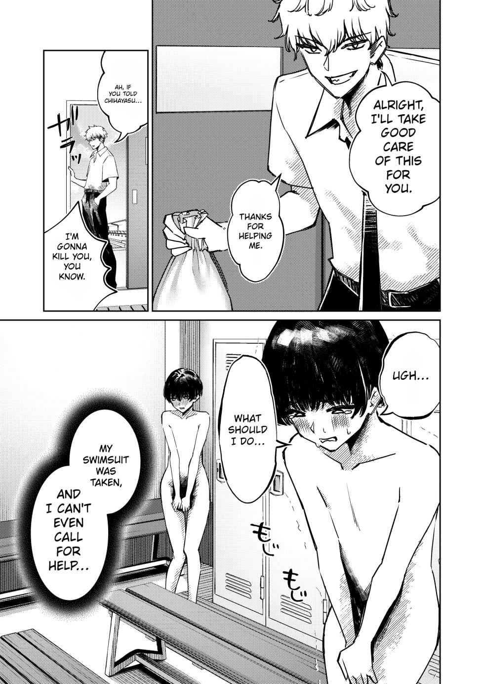 [niki’scope (niki.)] Boku no Mizugi ga Kakusarete | My swimsuit was stolen [English] [Digital] - Page 15