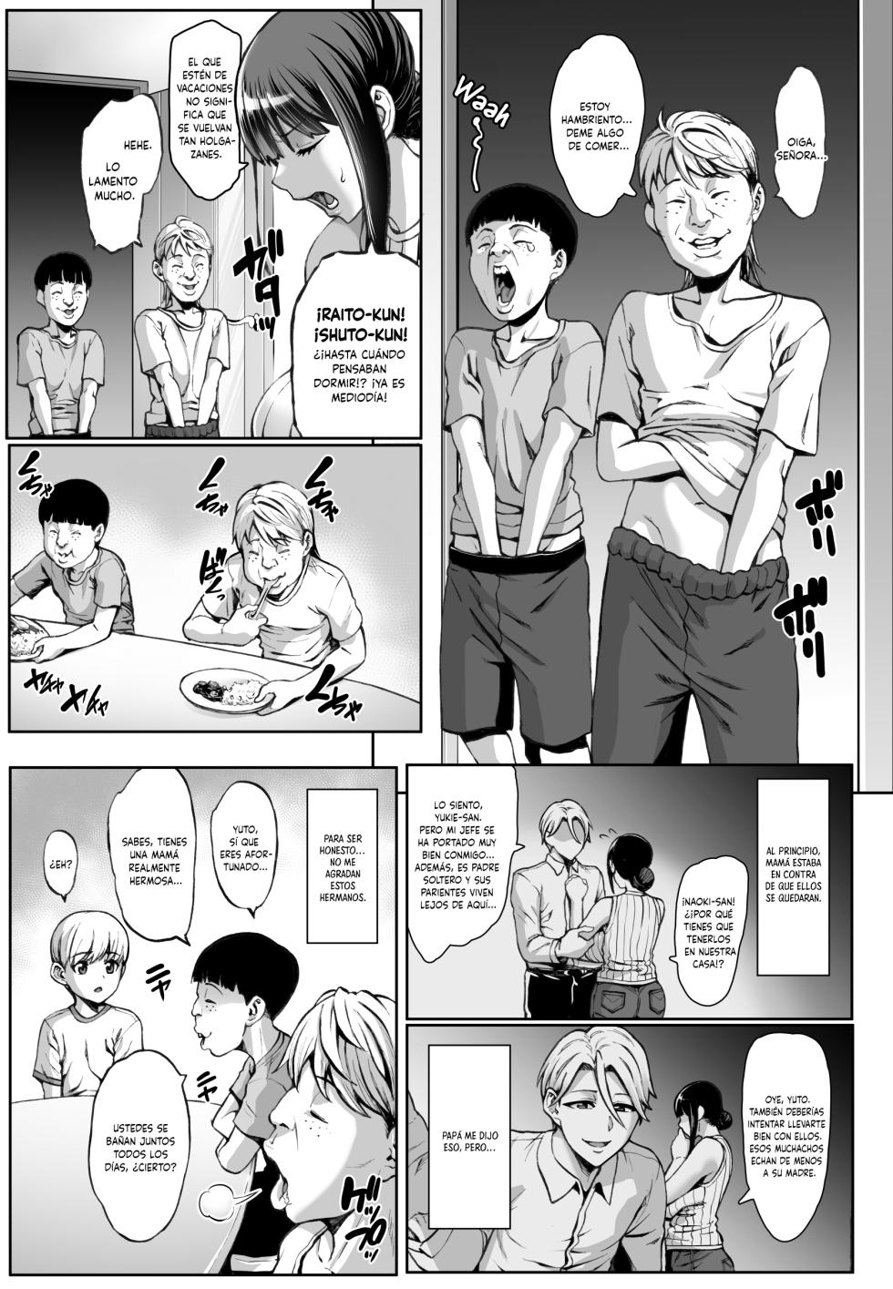 [Aodouhu (Neromashin)] Omae no Kaa-chan Ikutoki no Kao Sugee Busu da zo w Soushuuhen｜La Cara de tu madre cuando se viene es jodidamente horrible -RECOPILACIÓN- [Spanish] [Daraku Hotel y P7Neko] [Digital] - Page 5