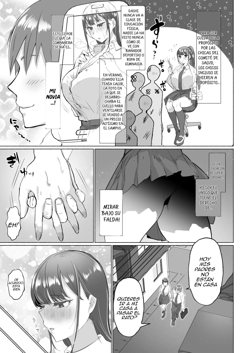 [Aburanabeshiki (puru)] Seiso Kanojo no Noumiso ga Nietagiru Futanari Kintama ni Okasarete Osananajimi kara Kaasan made Shuui no Mesu Subete Kuichirakasu Yarichin Osu ni Natteru... ｜Los Testículos de una Futanari le Están Friendo el Cerebro, Transformándola —de una Chica Ejemplar— en una Semental Hiperpromiscua que Devora a Todas las Hembras a su Alrededor, Desde su Amiga de la Infancia Hasta su Propia Madre... {Spanish} {EbisuTraslade - ACATLLL} {Digital} - Page 5