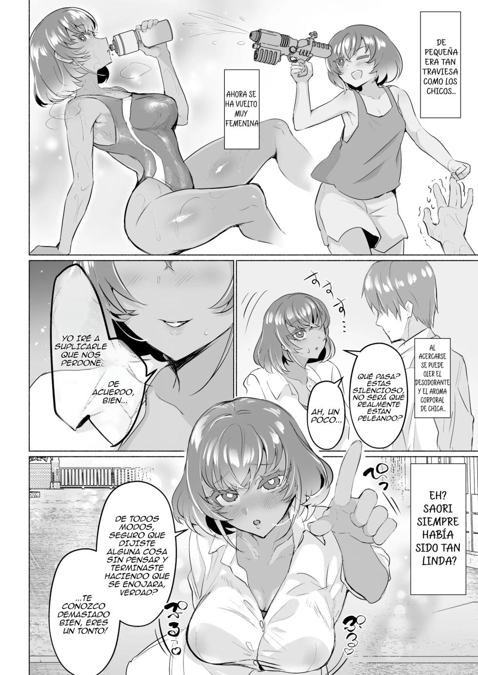 [Aburanabeshiki (puru)] Seiso Kanojo no Noumiso ga Nietagiru Futanari Kintama ni Okasarete Osananajimi kara Kaasan made Shuui no Mesu Subete Kuichirakasu Yarichin Osu ni Natteru... ｜Los Testículos de una Futanari le Están Friendo el Cerebro, Transformándola —de una Chica Ejemplar— en una Semental Hiperpromiscua que Devora a Todas las Hembras a su Alrededor, Desde su Amiga de la Infancia Hasta su Propia Madre... {Spanish} {EbisuTraslade - ACATLLL} {Digital} - Page 8