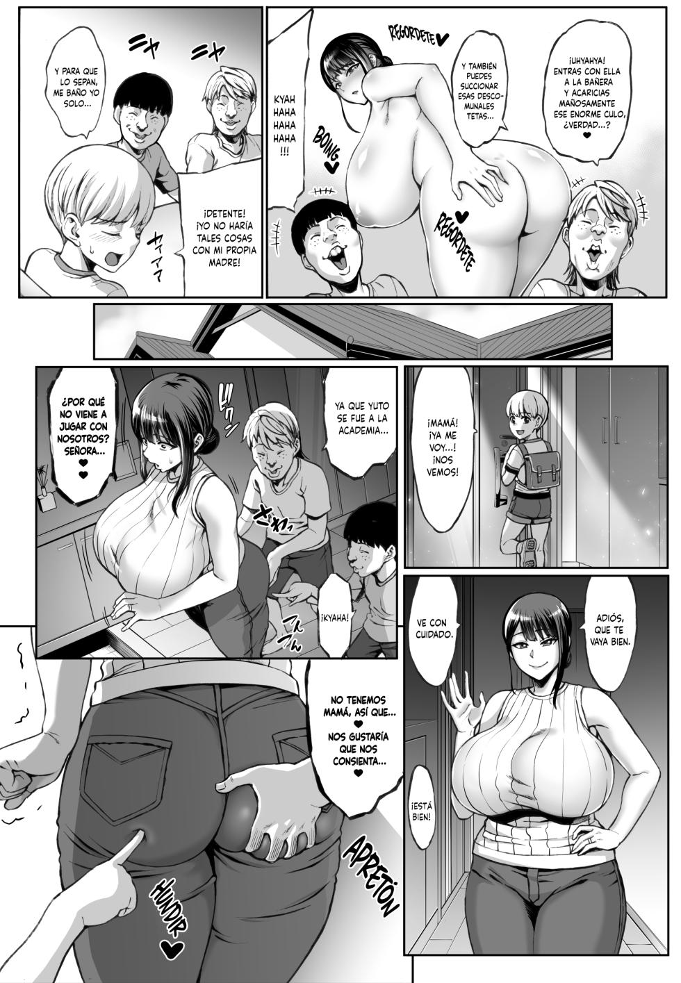 [Aodouhu (Neromashin)] Omae no Kaa-chan Ikutoki no Kao Sugee Busu da zo w Soushuuhen｜La Cara de tu madre cuando se viene es jodidamente horrible -RECOPILACIÓN- [Spanish] [Daraku Hotel y P7Neko] [Digital] - Page 6