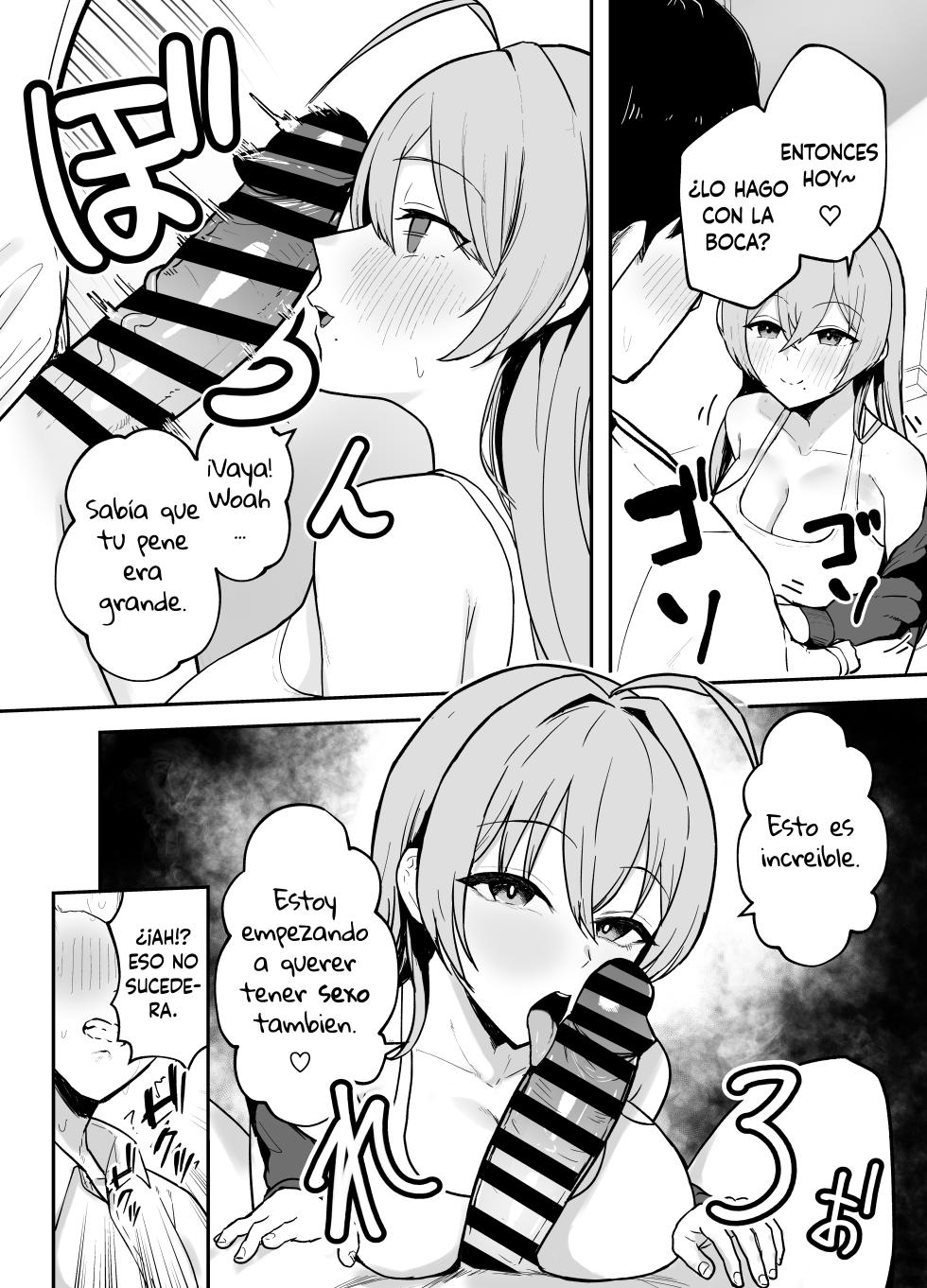 [Baketsu Purin] Nuitekureru Kanojo no Bakunyu Nee-chan｜La Hermana Tetona de mi Novia me Ayuda a Correrme [Spanish] [Darkside Scan] [Digital] - Page 19