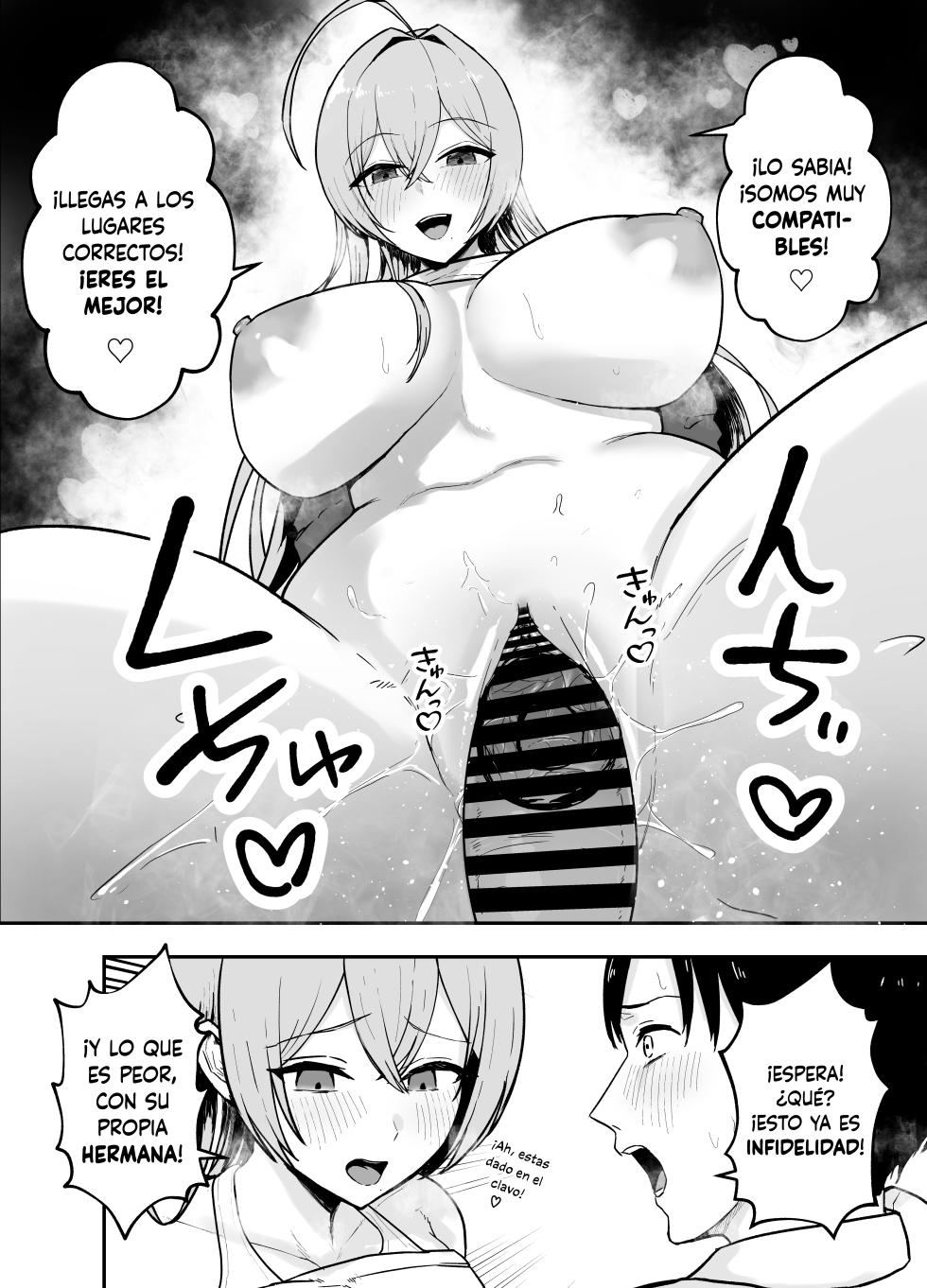 [Baketsu Purin] Nuitekureru Kanojo no Bakunyu Nee-chan｜La Hermana Tetona de mi Novia me Ayuda a Correrme [Spanish] [Darkside Scan] [Digital] - Page 25