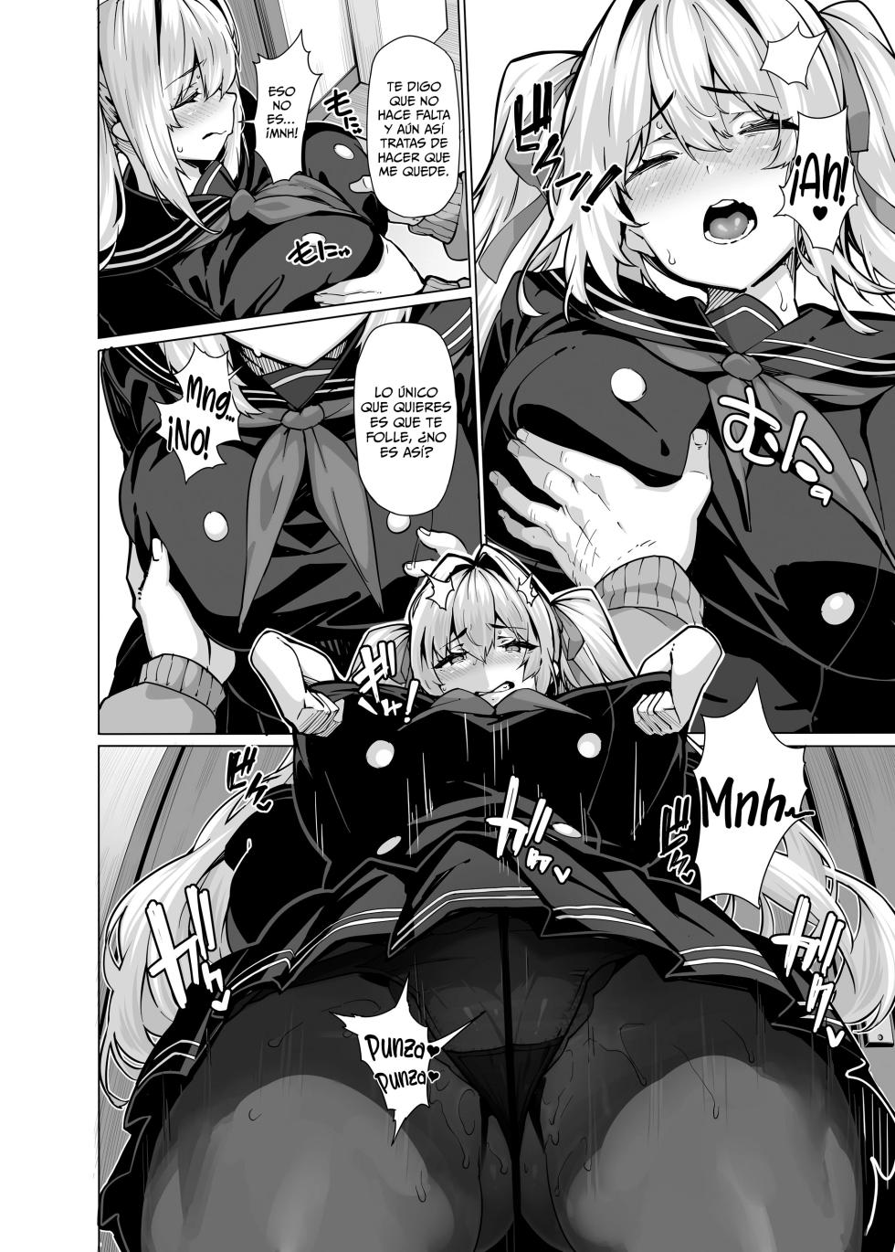 [LAMINARIA (Shiokonbu)] Shirayama Karin no Shidou Seido 2 | Shirayama Karin y las Lecciones Sexuales 2 [Decensored] - Page 15