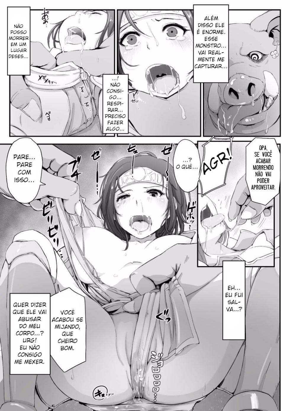 [Arakure] Sister of Orcs (Kegareta Seishi de Shikyuu!) [Portuguese-BR] [Hentai Season] - Page 7