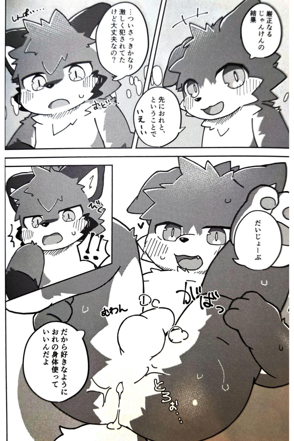 (Kemoket 15) [Tsukiriyomi (Tsukio)] 狐狗狸3P - Page 23