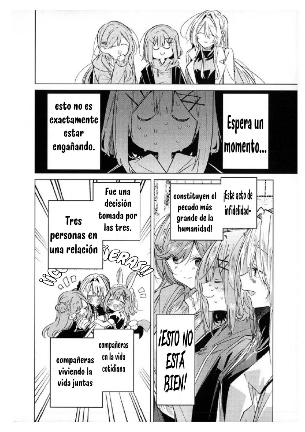 (C107) [Teretania (Takeshima Eku)] Watashitachi ga Watanare Doujinshi Tsukureru Wake Naijan! Muri Muri!! (Muri ja Nakatta!?) | 我们怎么可能制作同人志不行不行!! (※不是不可能!?) (Watashi ga Koibito ni Nareru Wakenaijan, Muri Muri! (Muri ja Nakatta!?)) [Spanish][提灯喵汉化组x碧蓝档案百合组] - Page 7