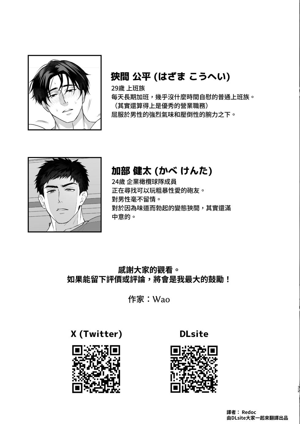 [Wao] 因强制轮奸而染上气味成瘾的公司职员 - Page 33