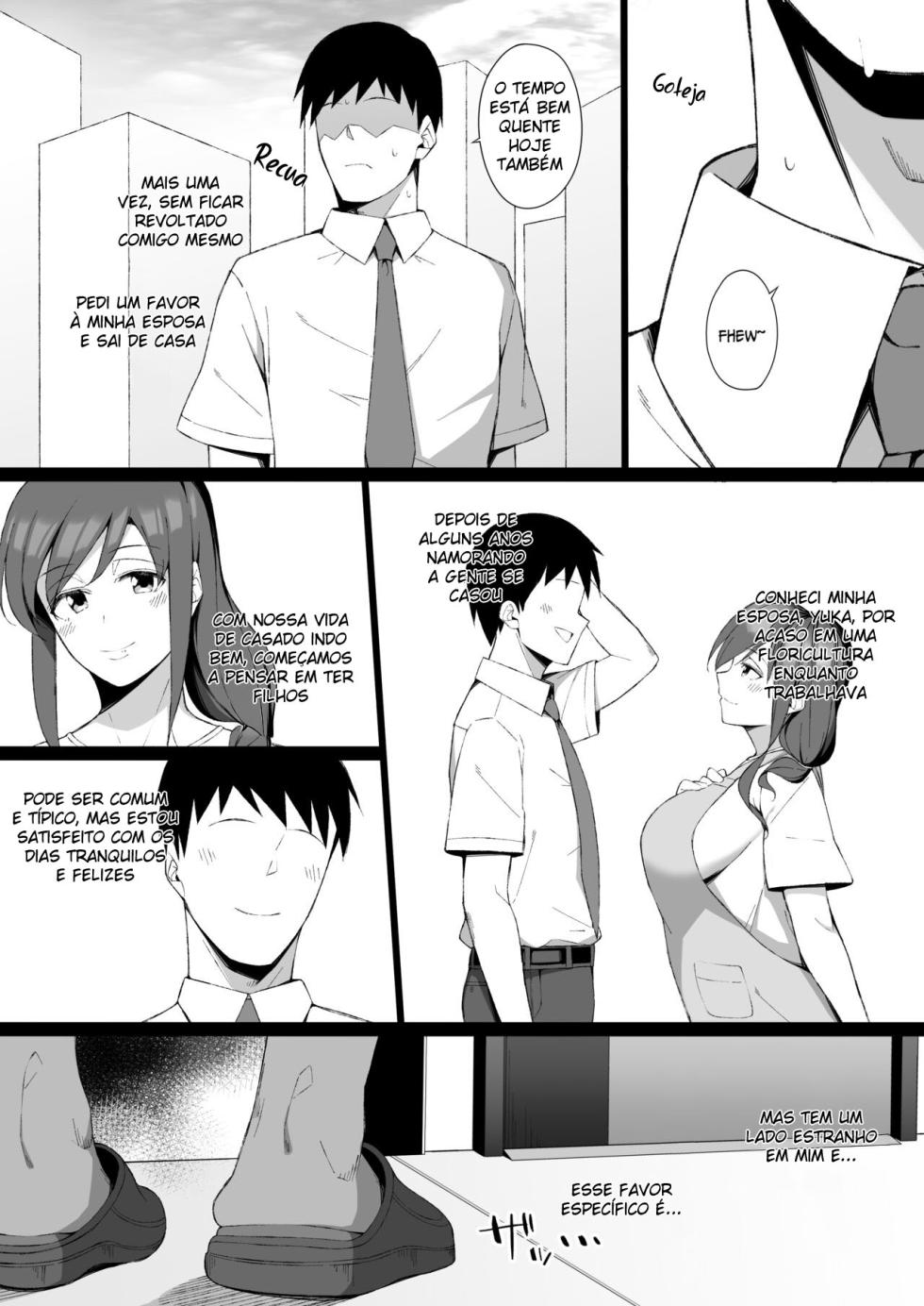 [Namahamu Sando] Osu ni Ochiru Seiso Hitozuma [Portuguese-BR] - Page 3