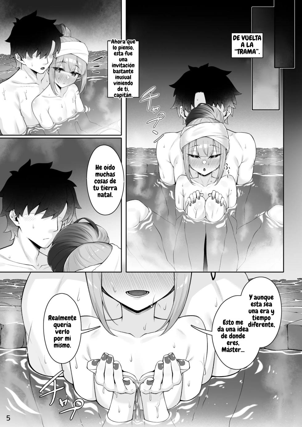 [Watochip Melonpan (Watosu)] Motto Captain to Iroiro Ecchi Hon (Fate/Grand Order) [Spanish] [Digital] - Page 4