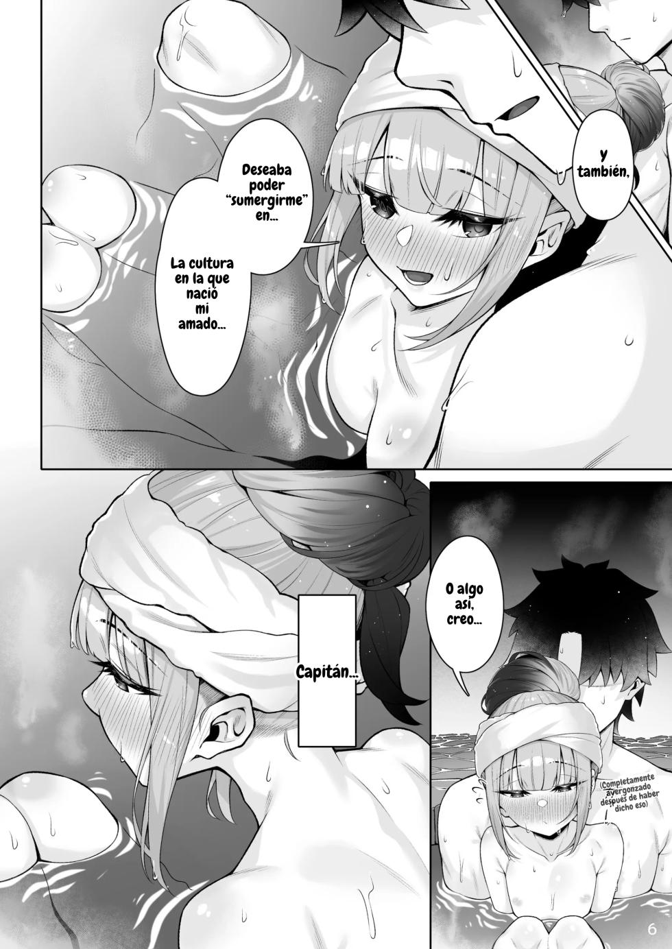 [Watochip Melonpan (Watosu)] Motto Captain to Iroiro Ecchi Hon (Fate/Grand Order) [Spanish] [Digital] - Page 5