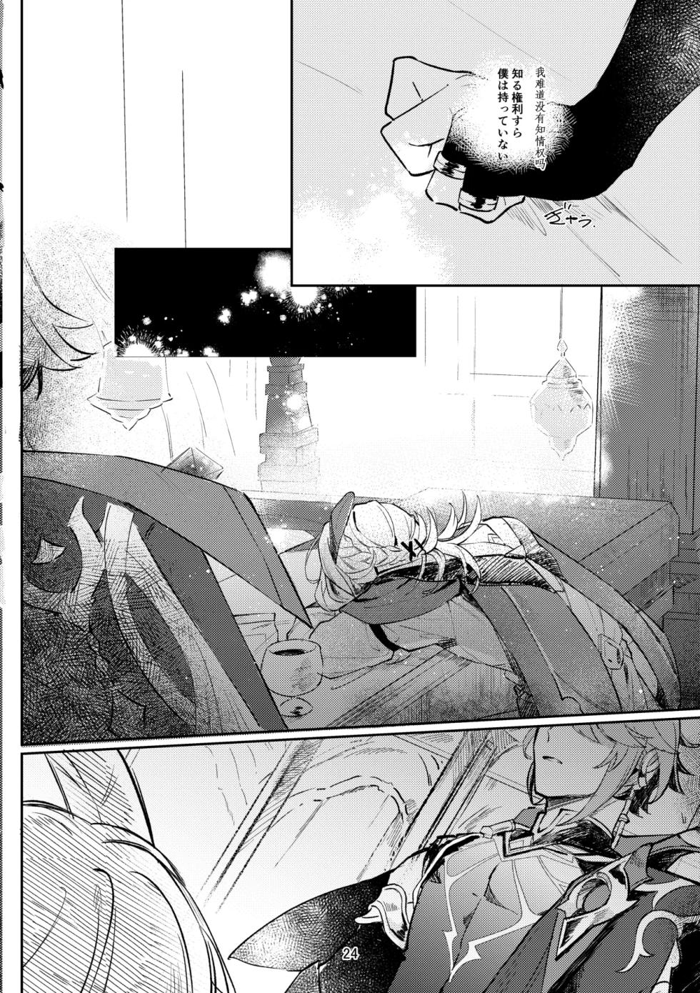 [Achikochi Owari (Fukutsuu)] 36.8℃ no kyoukai (Genshin Impact) [Chinese] - Page 23