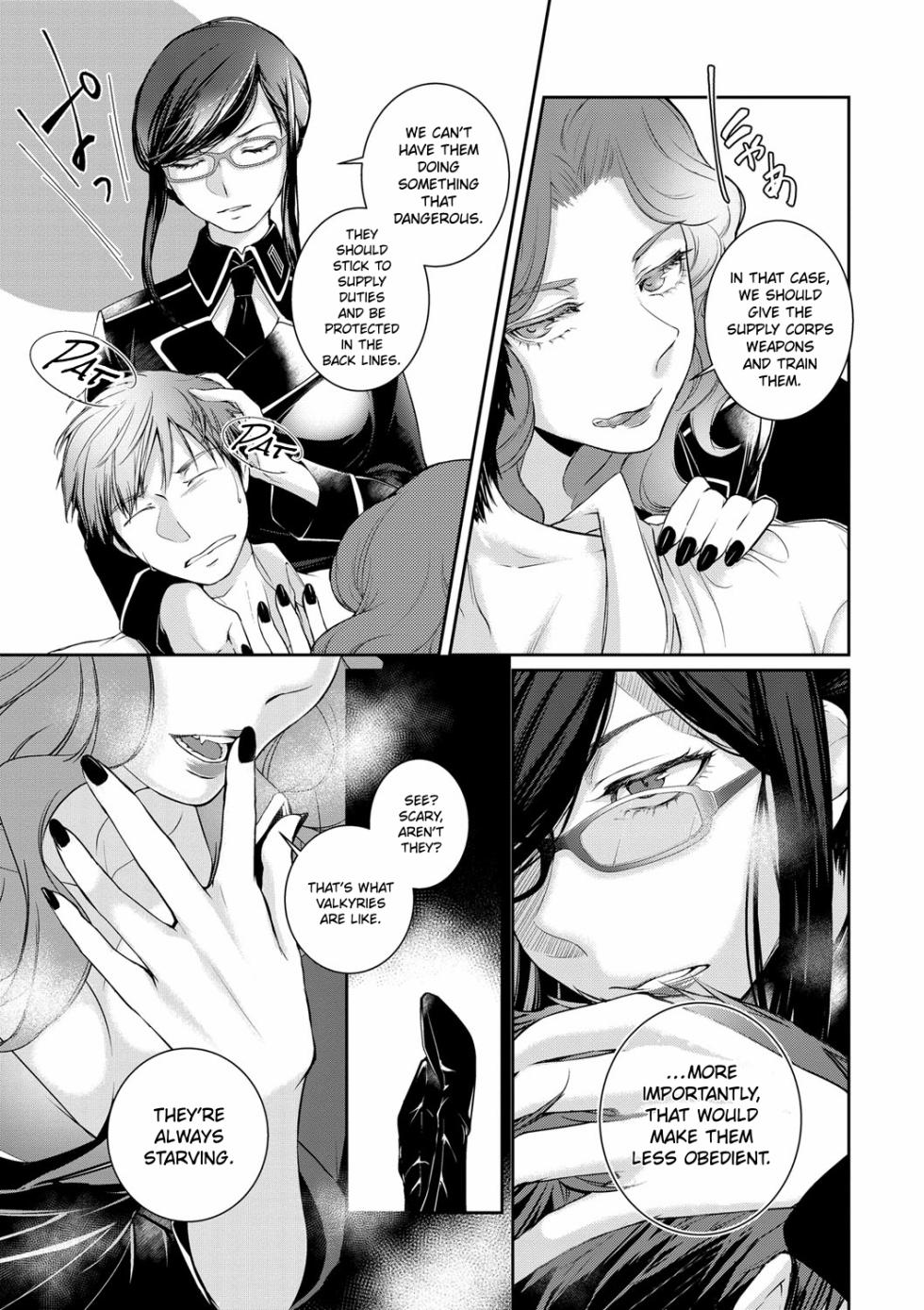 [Hirasaka Fuyu] Walkure no Hokyuuhei Ch. 1-2 | The Valkyrie's Supply Corps Ch. 1-2 (Hirasaka Lament) [English] [ConTL] [Digital] - Page 34
