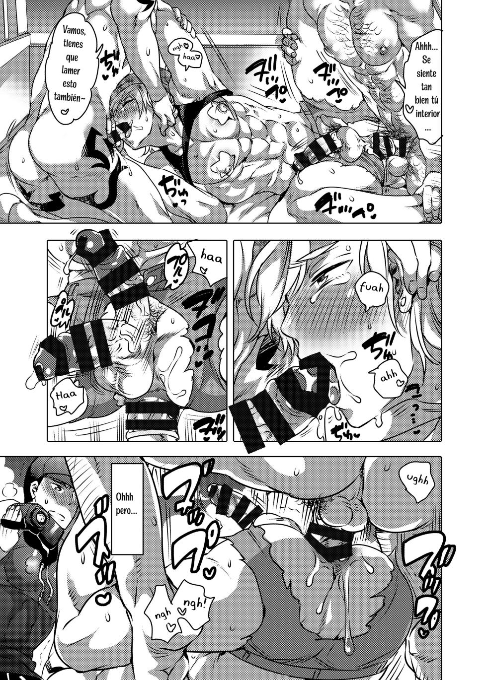 [HONEY QP (Inochi Wazuka)] Kamimachi Danshi Pakopako Bitchhike [Spanish] [Digital] - Page 16
