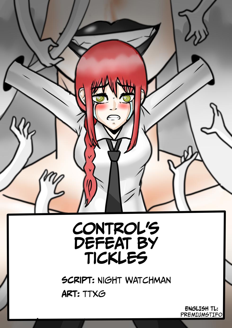 [ttxg] 溃败于痒的支配 | Control's Defeat by Tickles [English] - Page 1