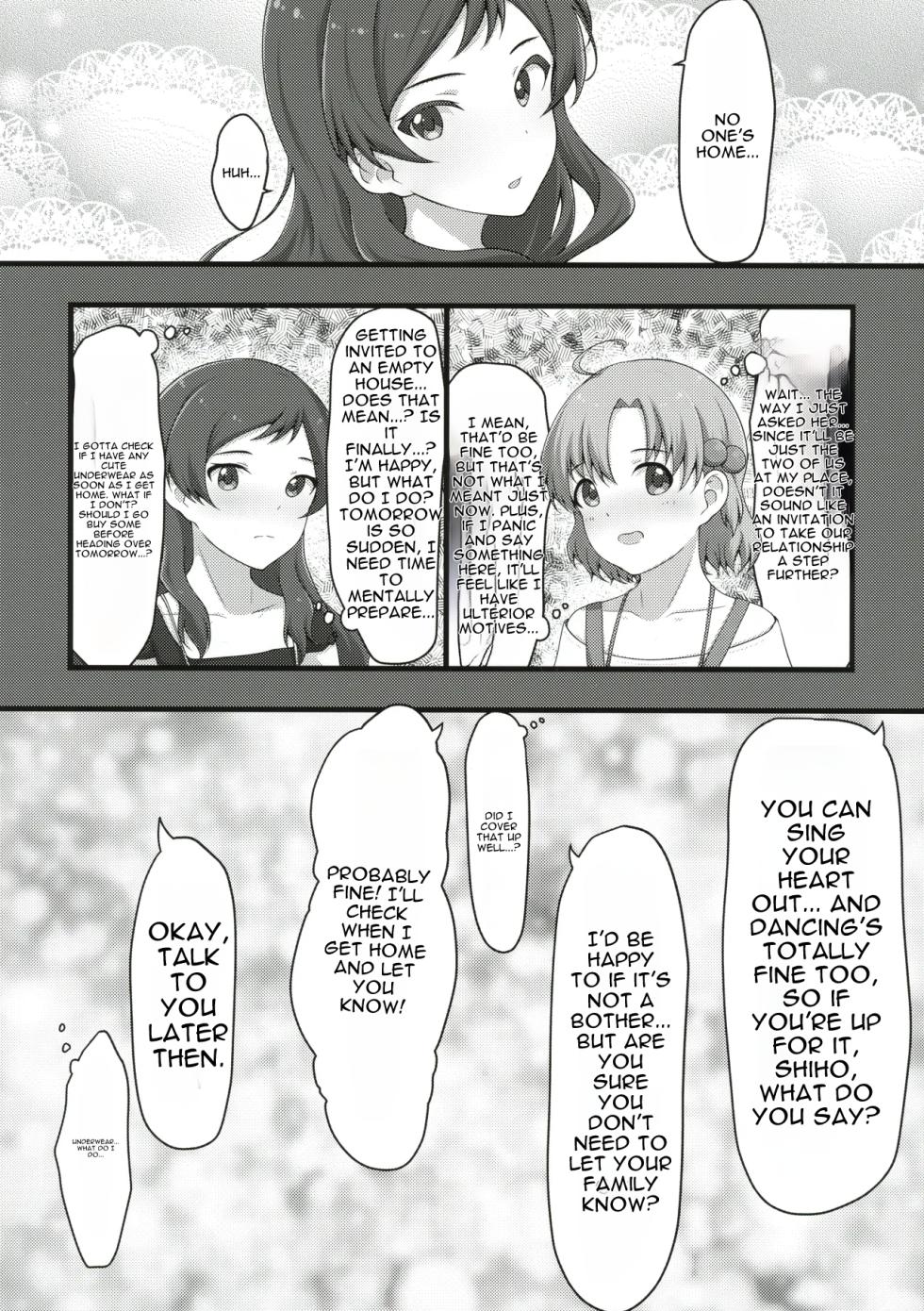 (C104) [Tonburi (Houki)] Yurishita 2 THE IDOLM＠STER GIRLS LOVE! (THE IDOLM@STER MILLION LIVE!) [English] [MTL] - Page 5