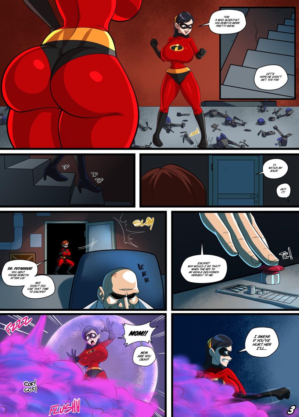 [Parvad] Incestibles: Helen's Stretchy Situation - Page 4