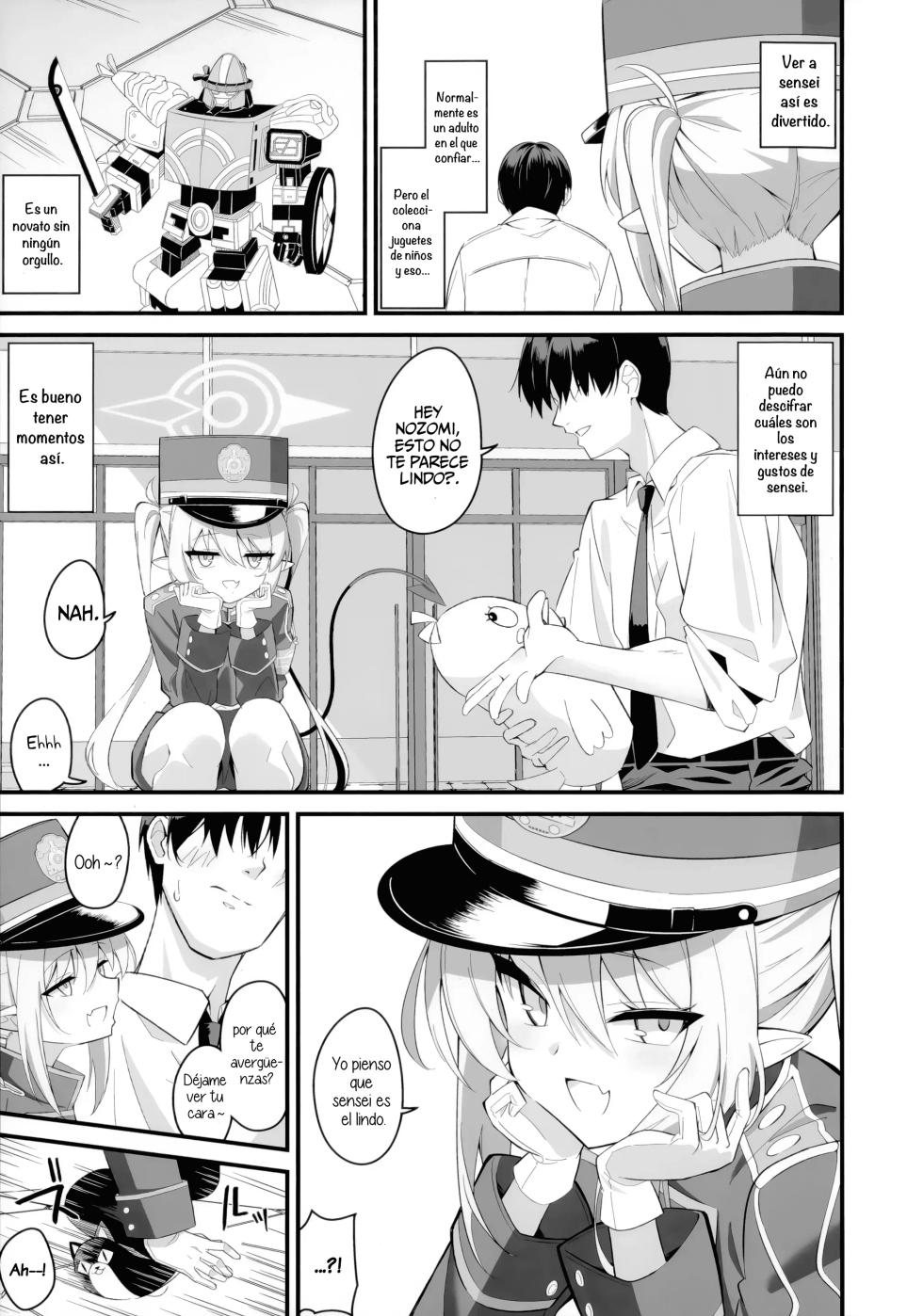 (C107) [SeaweeD (Tenki Nori)] Dounattemo Shiranai yo♪｜No me importa lo que pase♪ (Blue Archive) [Spanish] [Traducciones Quadrasmo] - Page 4
