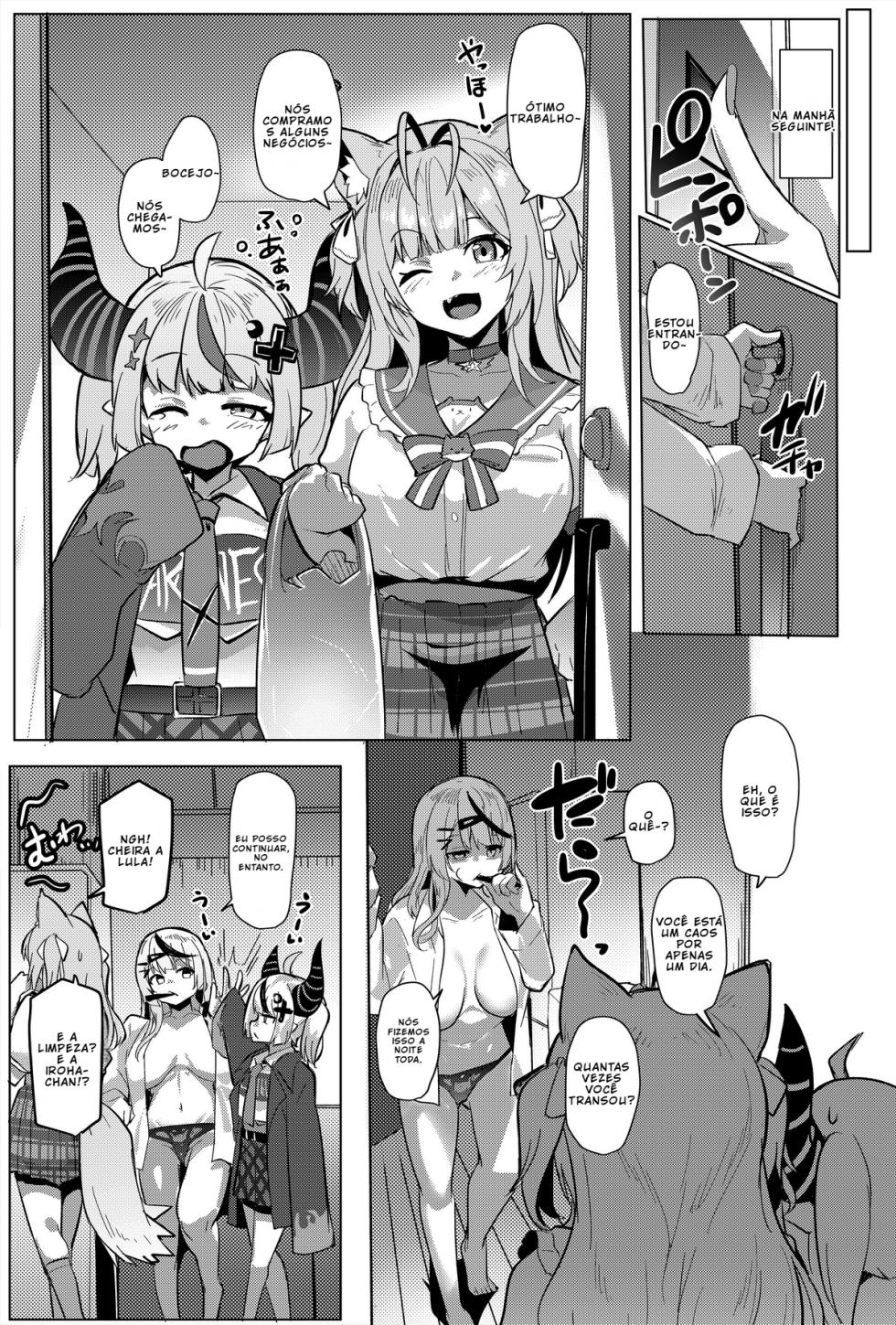 [Hitsuji Kikaku (Muneshiro)] Osucollab X (Hololive) [Portuguese-BR] [BLACKSUB] [Decensored] [Digital] - Page 19