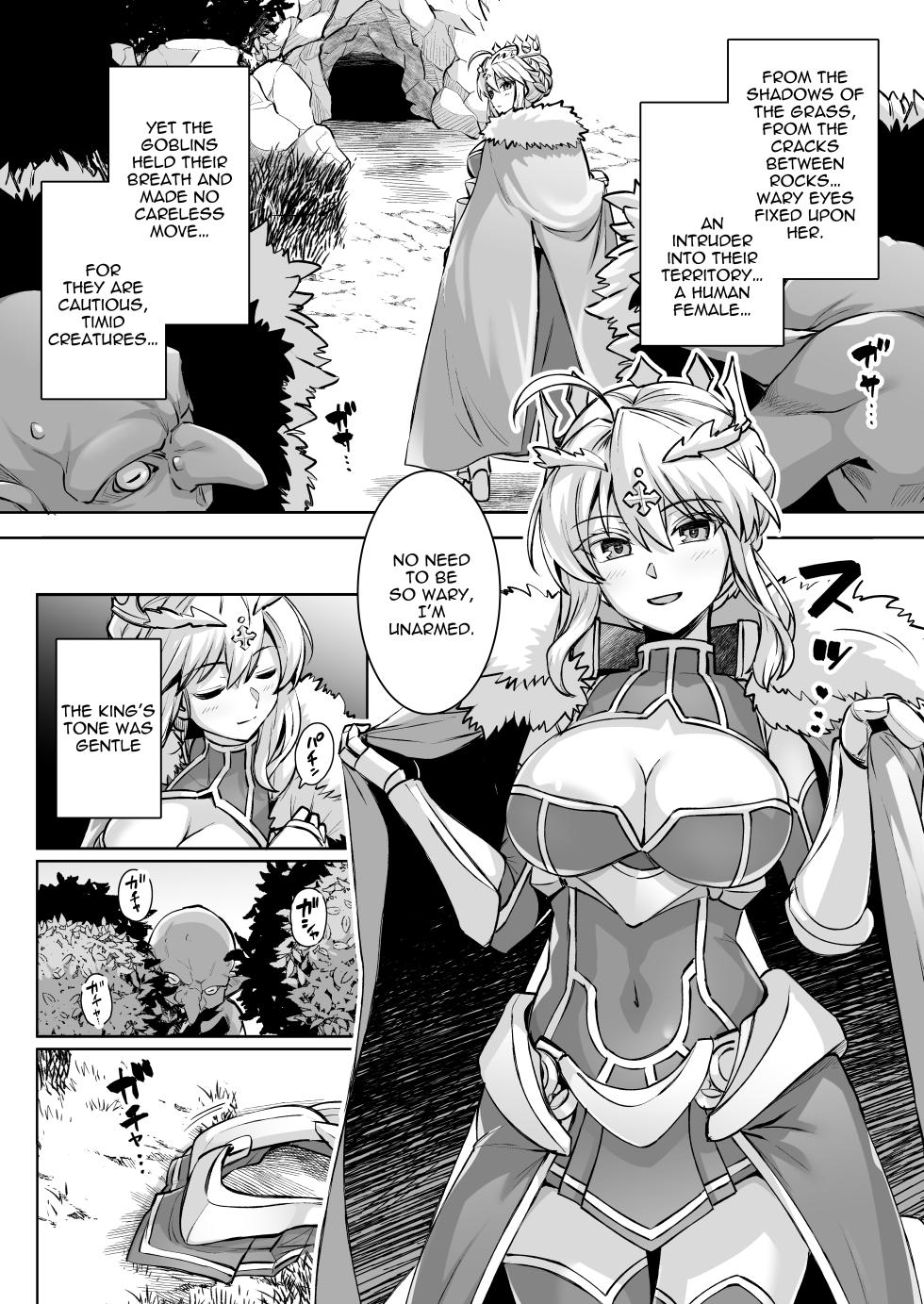 [Royal Bitch (haruhisky)] Goblin-tachi no Mesu ni Naru made Lancer Artoria Hen (Fate/Grand Order) [English] - Page 3