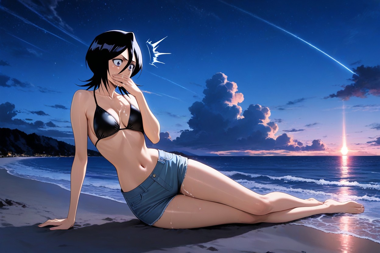 (Patreon - WaifuRain) Rukia Kuchiki From Bleach Tentacles Opening/ Yoruichi & Orihime Afterstory [AI Generated] - Page 20