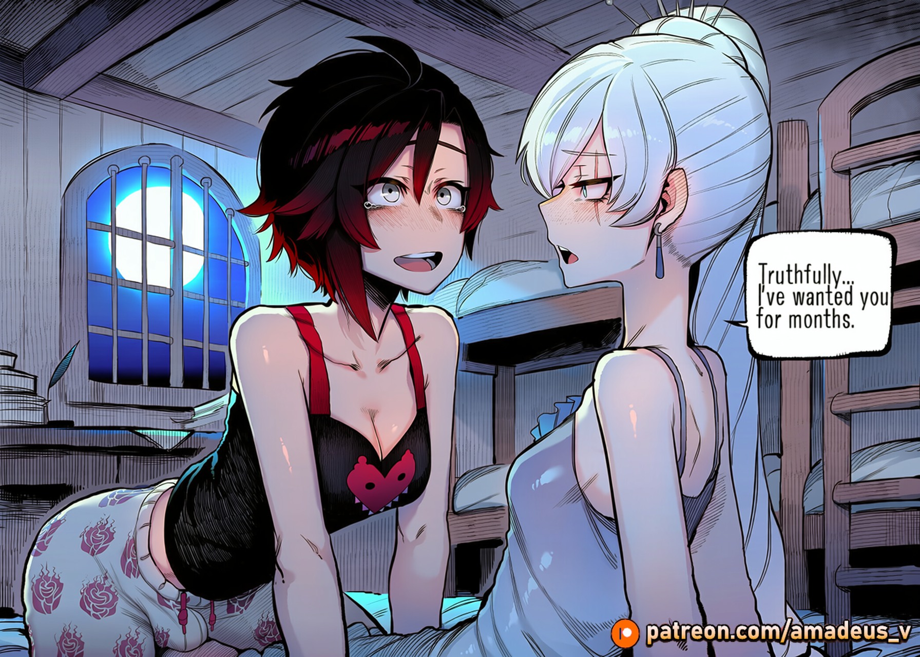 [Amadeus V] Ice and Rose (Ruby x Weiss) [English] [Comic] [AI Generated] - Page 6