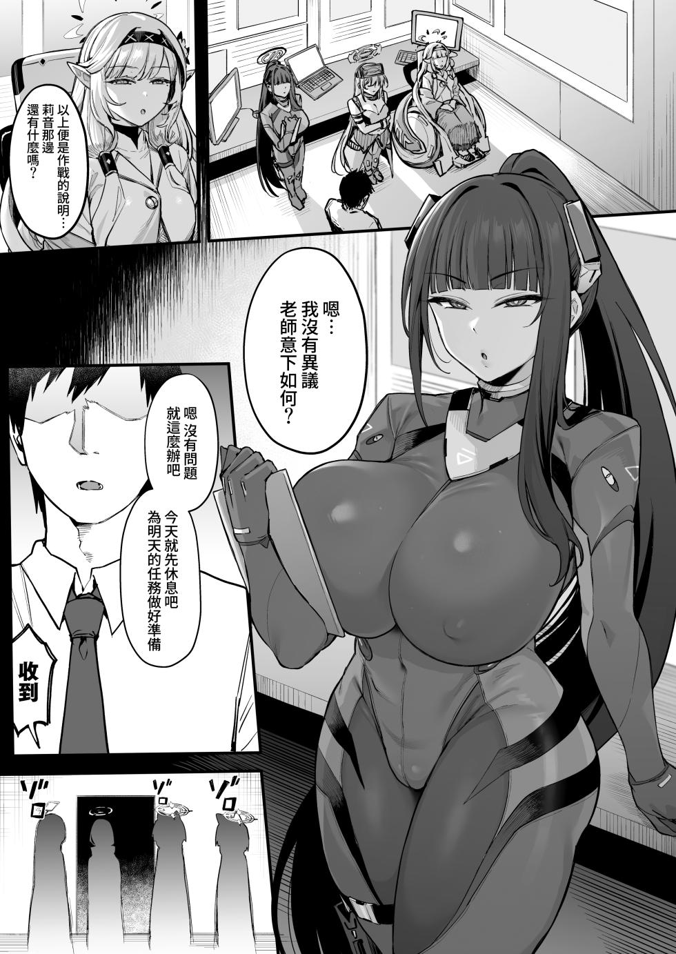 [Nazunasoft (Katsura Harufumi)] Sensei... Junbi wa Ii kashira? (Blue Archive) [Chinese] [Amerins漢化] [Digital] - Page 3