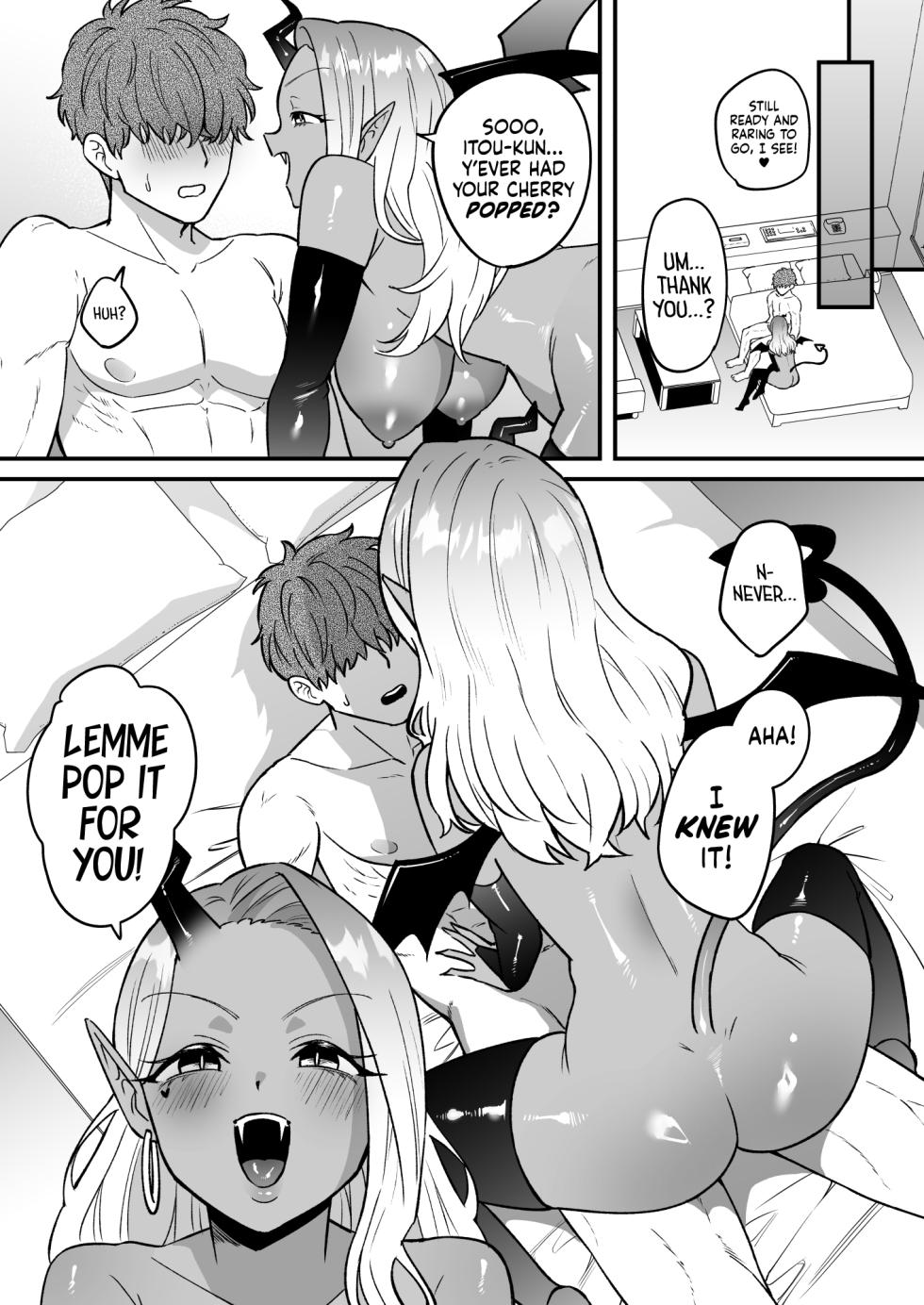 [Momofes (Oki Nagomi)] Shokuba no Gal ga Dosukebe Succubus Dattan dakedo?! ー The Office Gyaru Was A Slutty Succubus This Whole Time?! [English] [head empty] [Digital] - Page 19