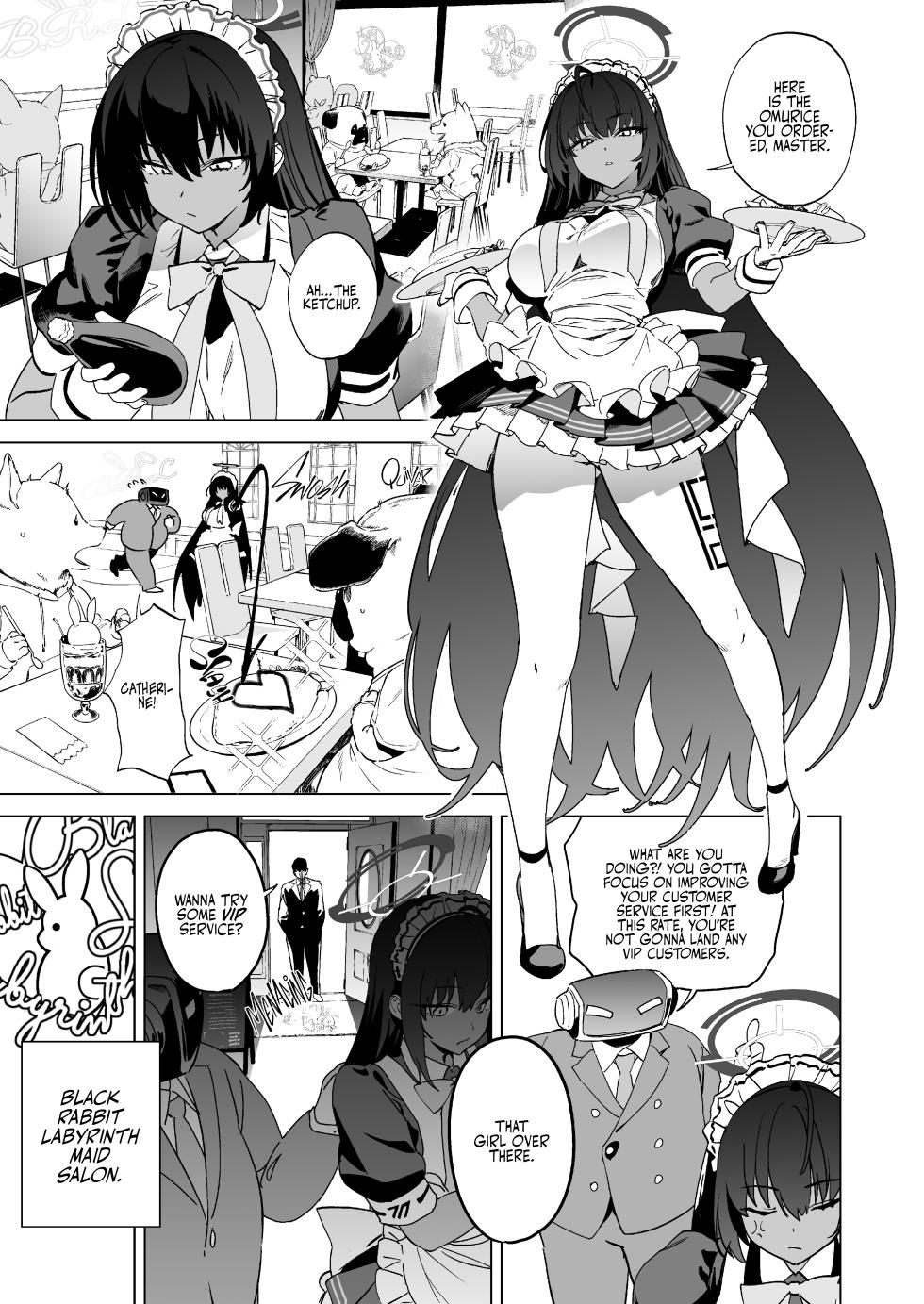 [Camrism (Kito Sakeru)] Shiri to Karin to Toumei Bunny | The Maid, The Butt, And The Limpid Bunny (Blue Archive) [English] [TheWhiteLine] [Digital] - Page 2