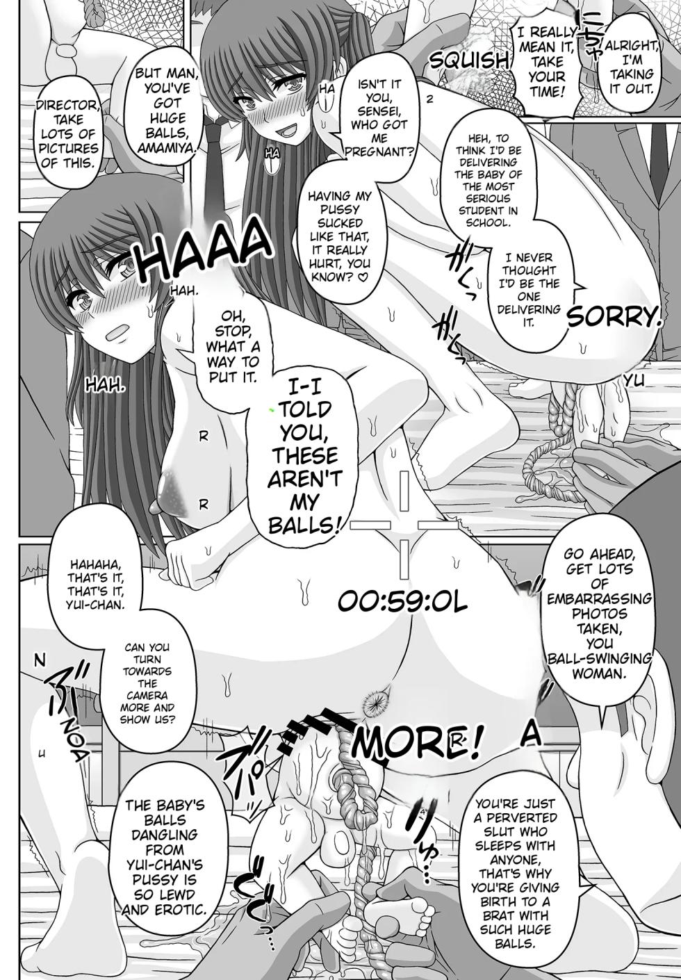 [Shiawase Kyouwakoku (Shiawase no Katachi)] Iinchou wa Class no Ninshin Pet 4 + Oro Yui Hen (AI-Translated) - Page 39