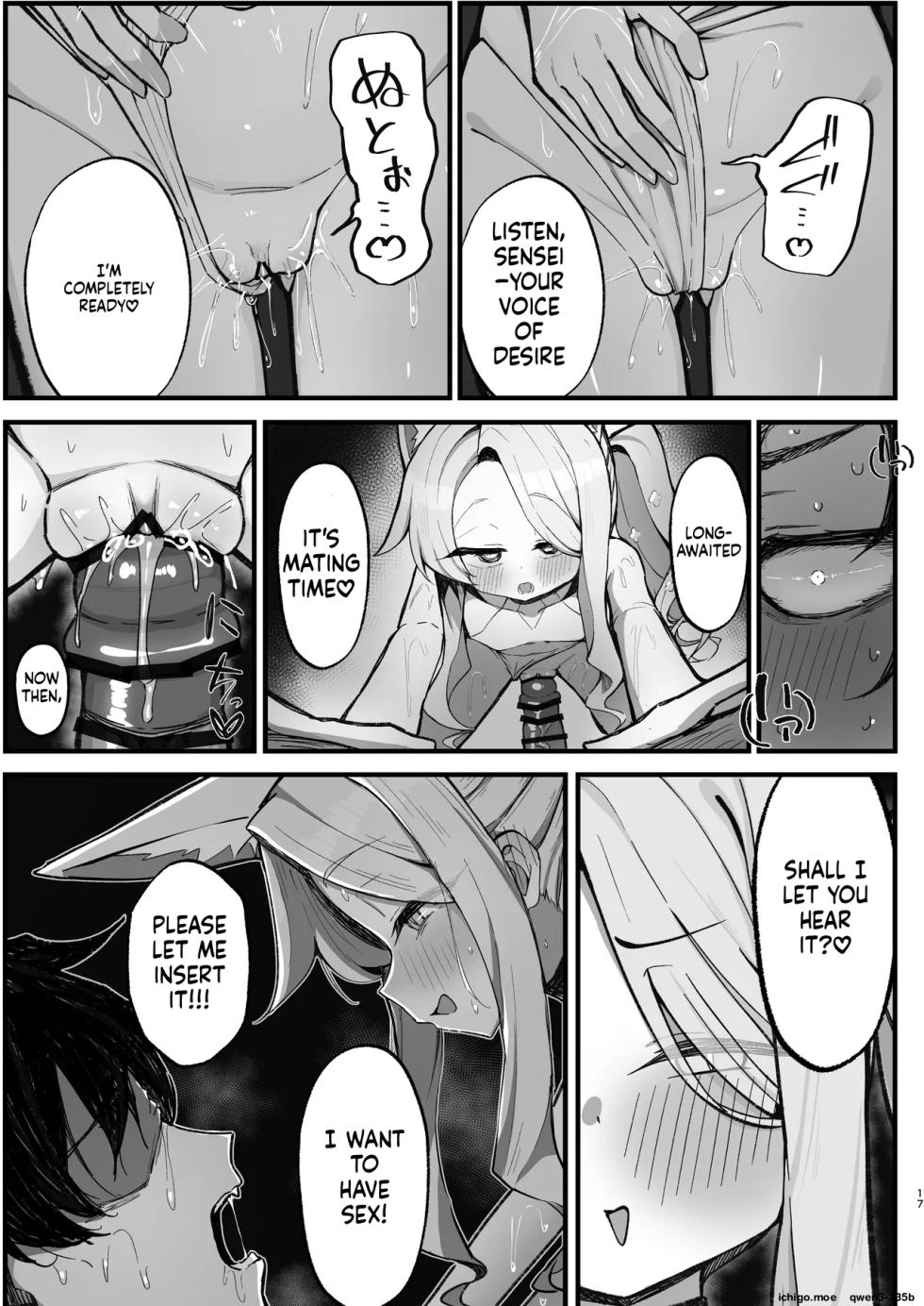 [Mochimochi Wanko-dou (Shiroron Mochi.)] Kojirase Maso Seia ni Shikotama Shiborareru Hanashi (Blue Archive) [English] [SCANMTL] [Digital] - Page 16