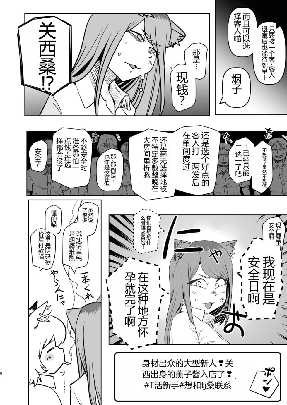 [Uramonin (Monin)] Tabako Mokumoku Shimese Roku Yaniko Soku no Shou KokusakI no Nagai Tunnel o Nukeru to Kyousei Roudou Shisetsu de atta (Yanineko) [Digital] [AI Translated] - Page 10