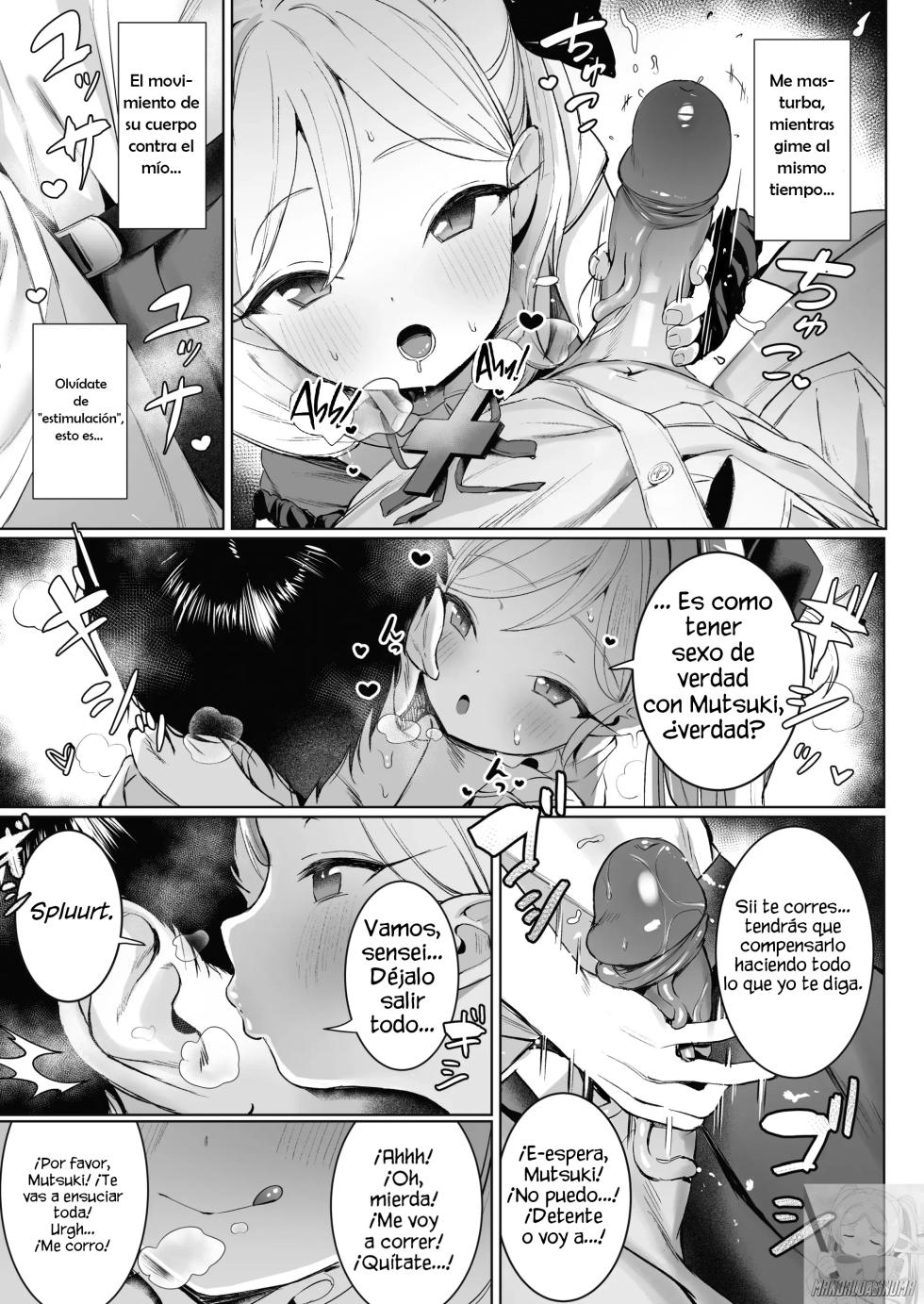 [Morelia Standard (Shuruban)] Mutsuki-chan no Keikaku (Blue Archive) [Spanish] [Decensored] [Digital] - Page 9