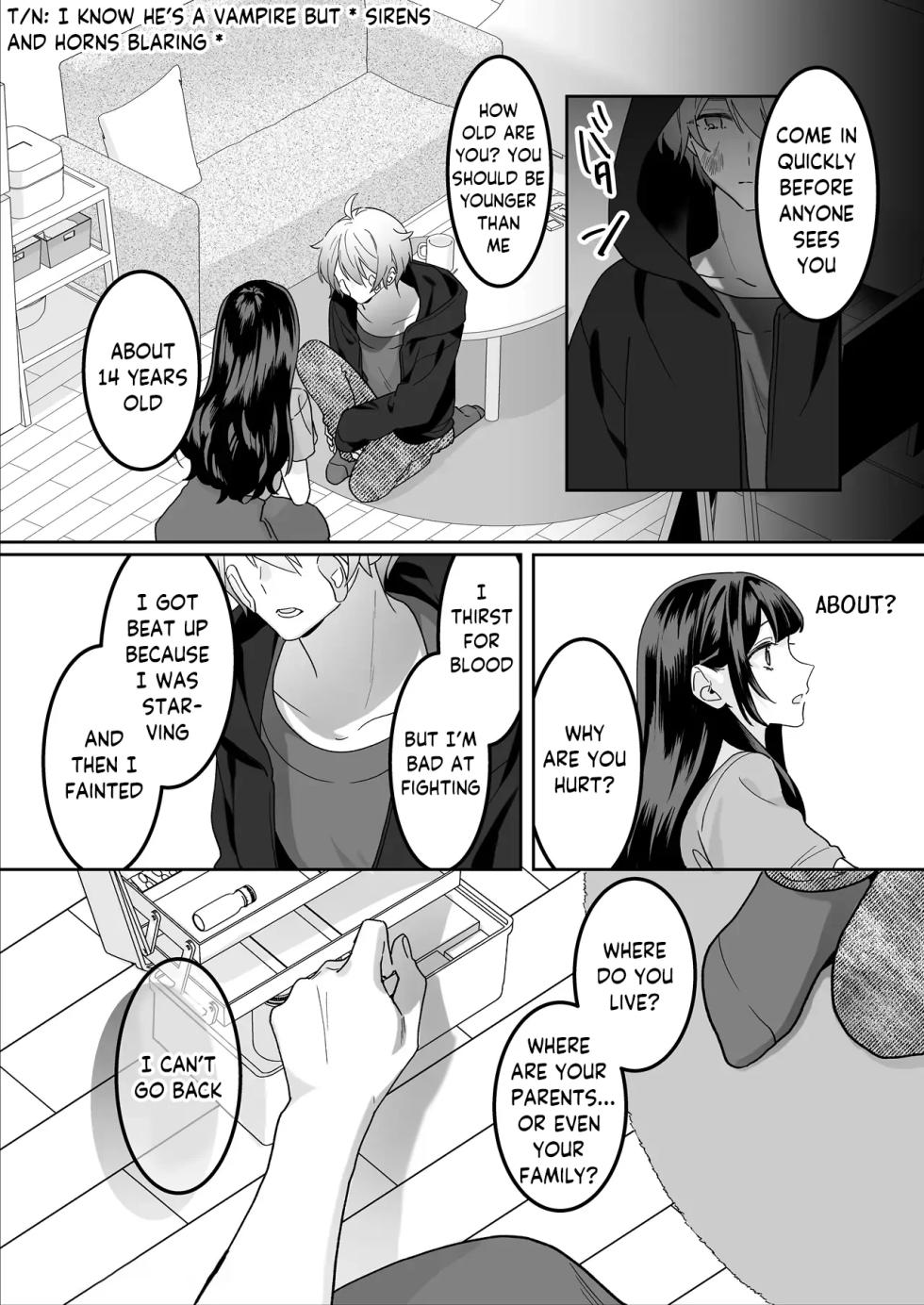 [Nemunemu] Hiroware Kyuuketsuki wa Oneesan wo Aishitaishi Aisaretai [English] [Decensored] - Page 10