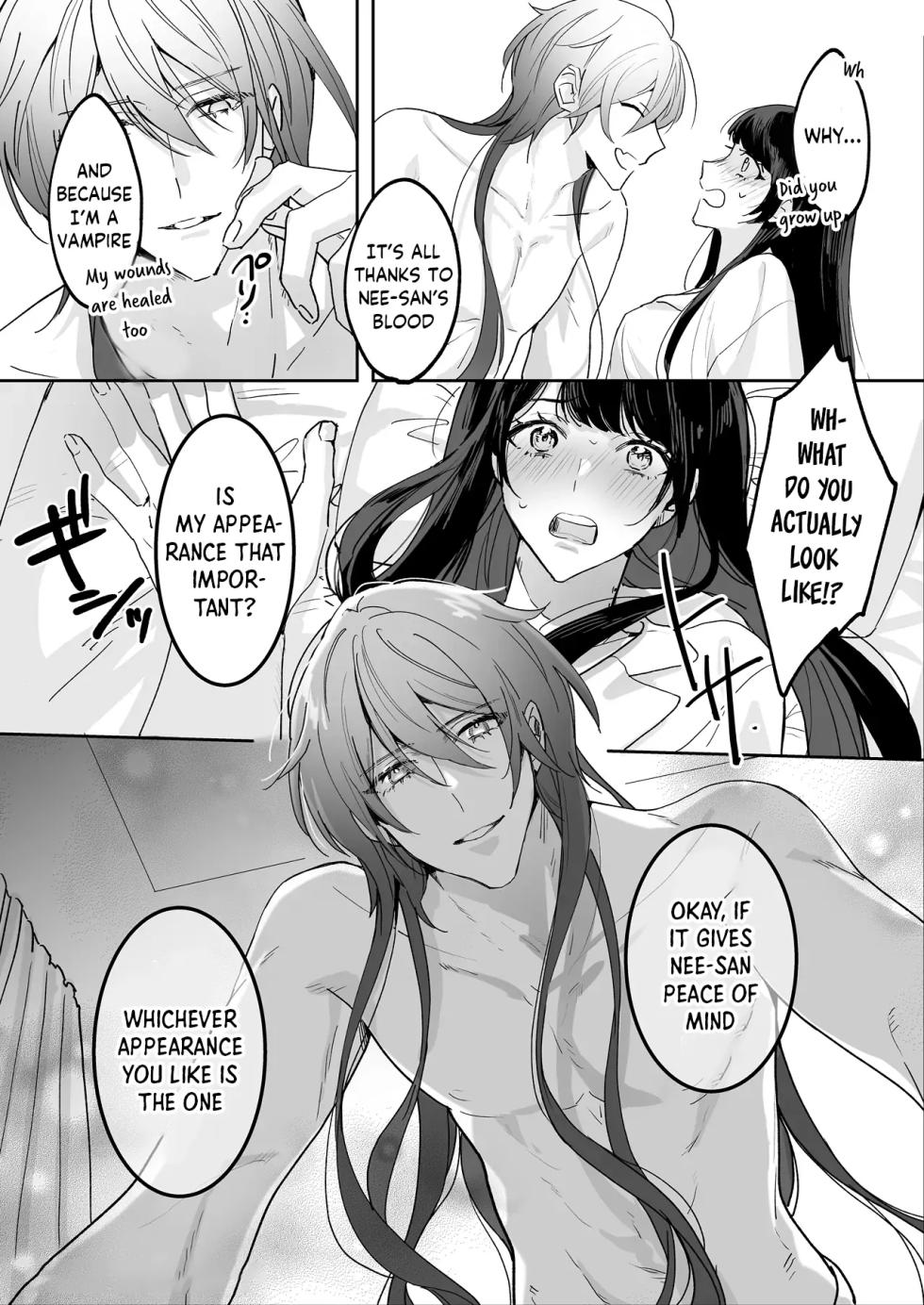 [Nemunemu] Hiroware Kyuuketsuki wa Oneesan wo Aishitaishi Aisaretai [English] [Decensored] - Page 22