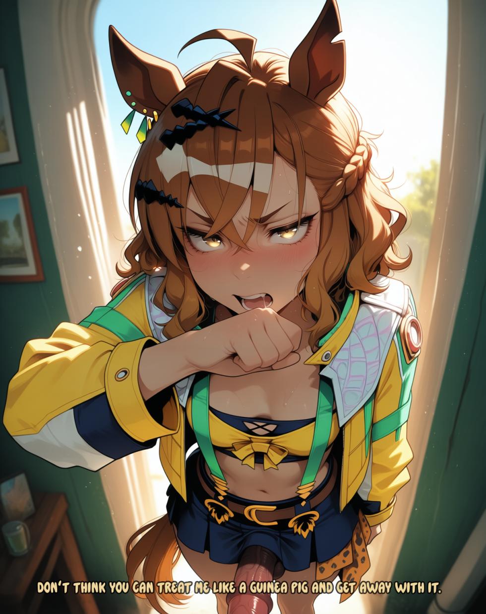 [.moan-verse] Agnes Tachyon x Jungle Pocket  (Uma Musume Pretty Derby) | Fute x Female [AI Generated] - Page 16