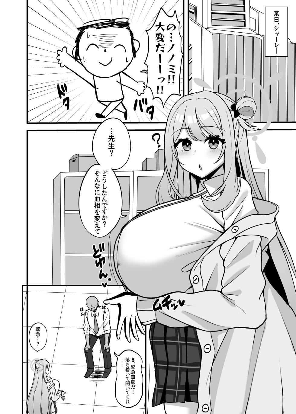 [Banana Senbei (Zawashi)] Nonomilk Hanbaiin no Bonyuu Eigyou (Blue Archive) [Digital] - Page 2