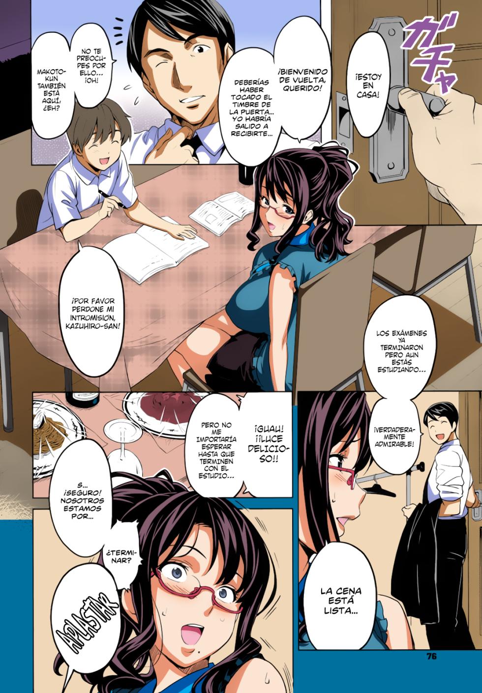 [Takeda Hiromitsu] OshieAi (COMIC Megastore 2009-04) [Spanish] [Colorized] - Page 10