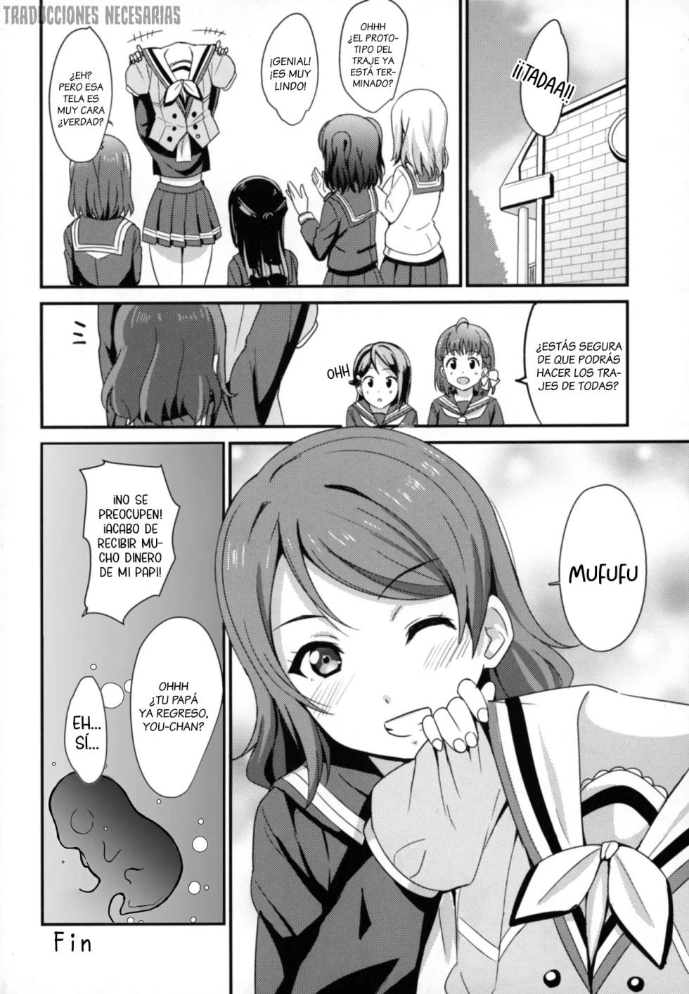[AGOITEI (Sankuro)] Papakatsu Yousoro | Sugar Daddy Yousoro (Love Live! Sunshine!!) [Spanish] [Traducciones necesarias] [Digital] - Page 20